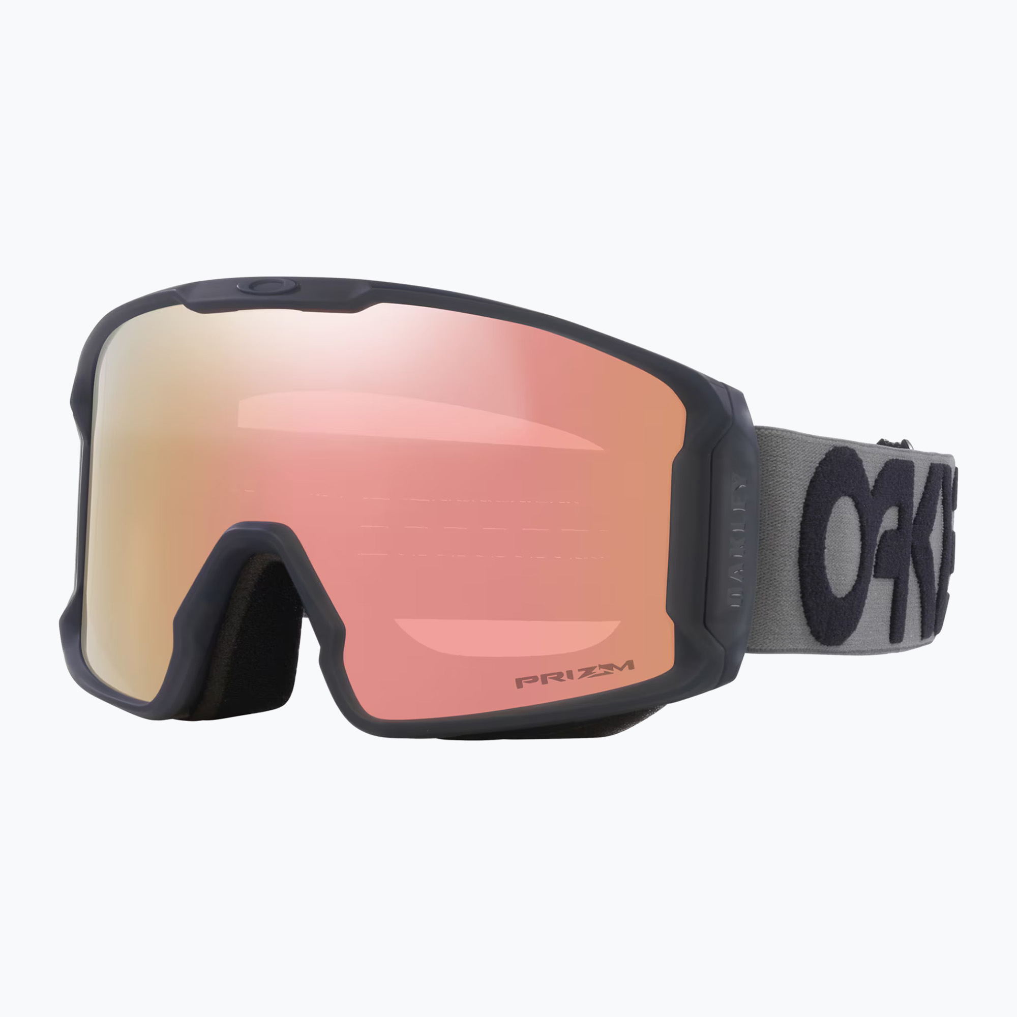Oakley Line Miner L opaco b1b ferro forgiato/prizm oro rosa iridium occhiali da sci
