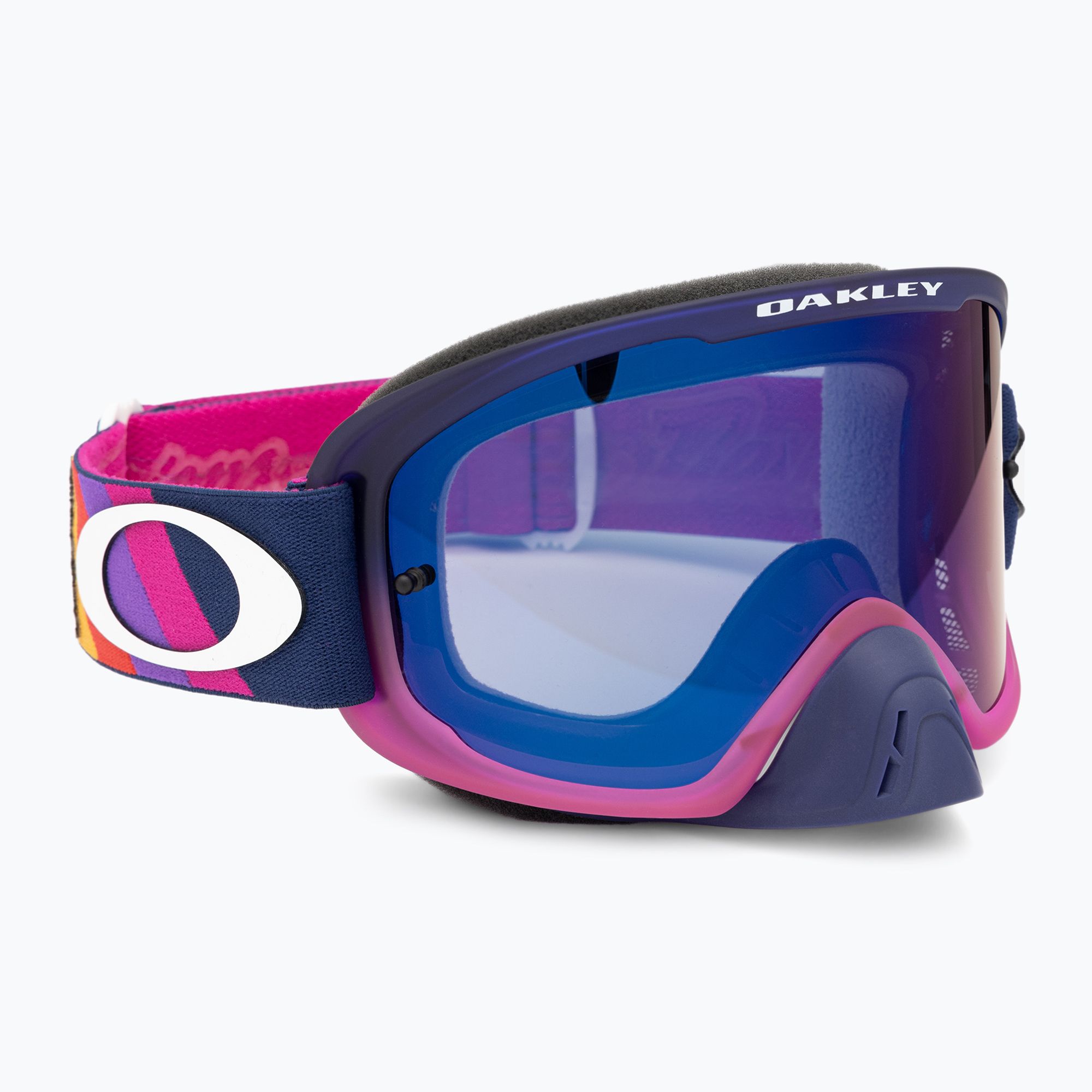 Cyklistické okuliare Oakley O Frame 2.0 Pro MTB tld navy stripes/black ice iridium (O Frame 2.0 Pro MTB M OO7117)
