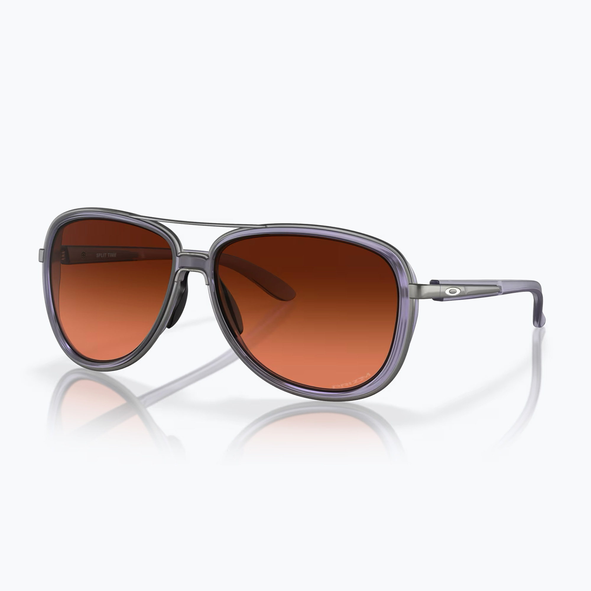 Okulary przeciwsłoneczne Oakley Split Time matte trans lilac/prizm brown gradient 