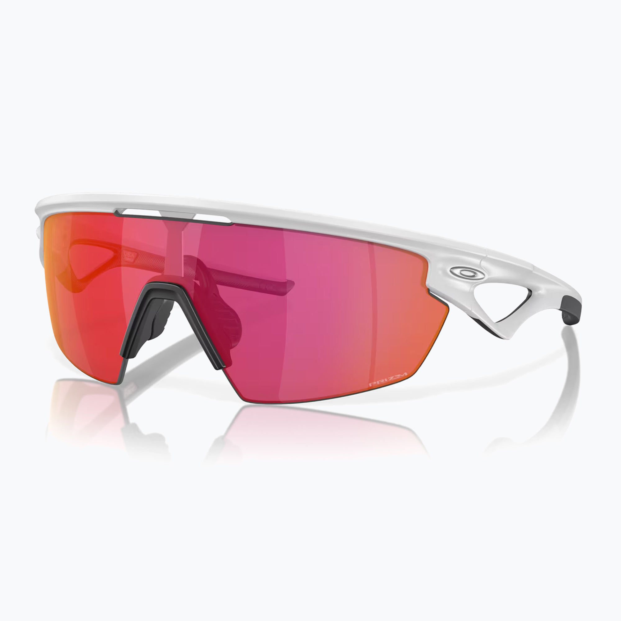 Oakley Sphaera matte white/prizm field sunglasses