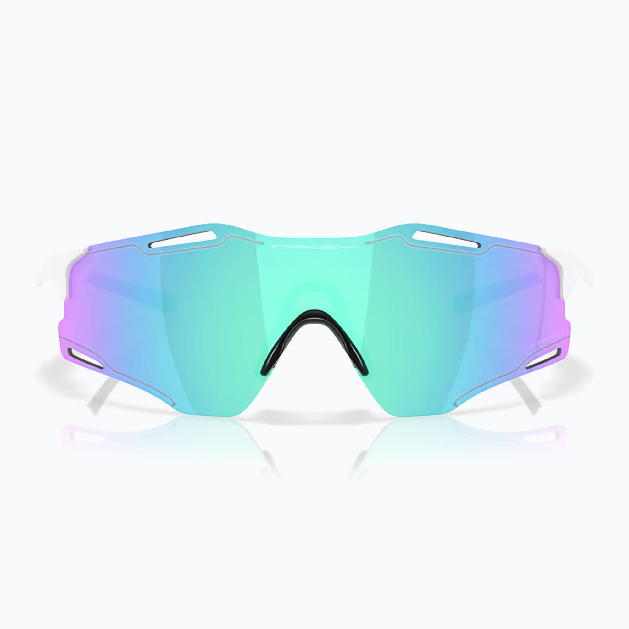 Слънчеви очила Oakley Cybr Zero полиран бял/призматичен сапфир