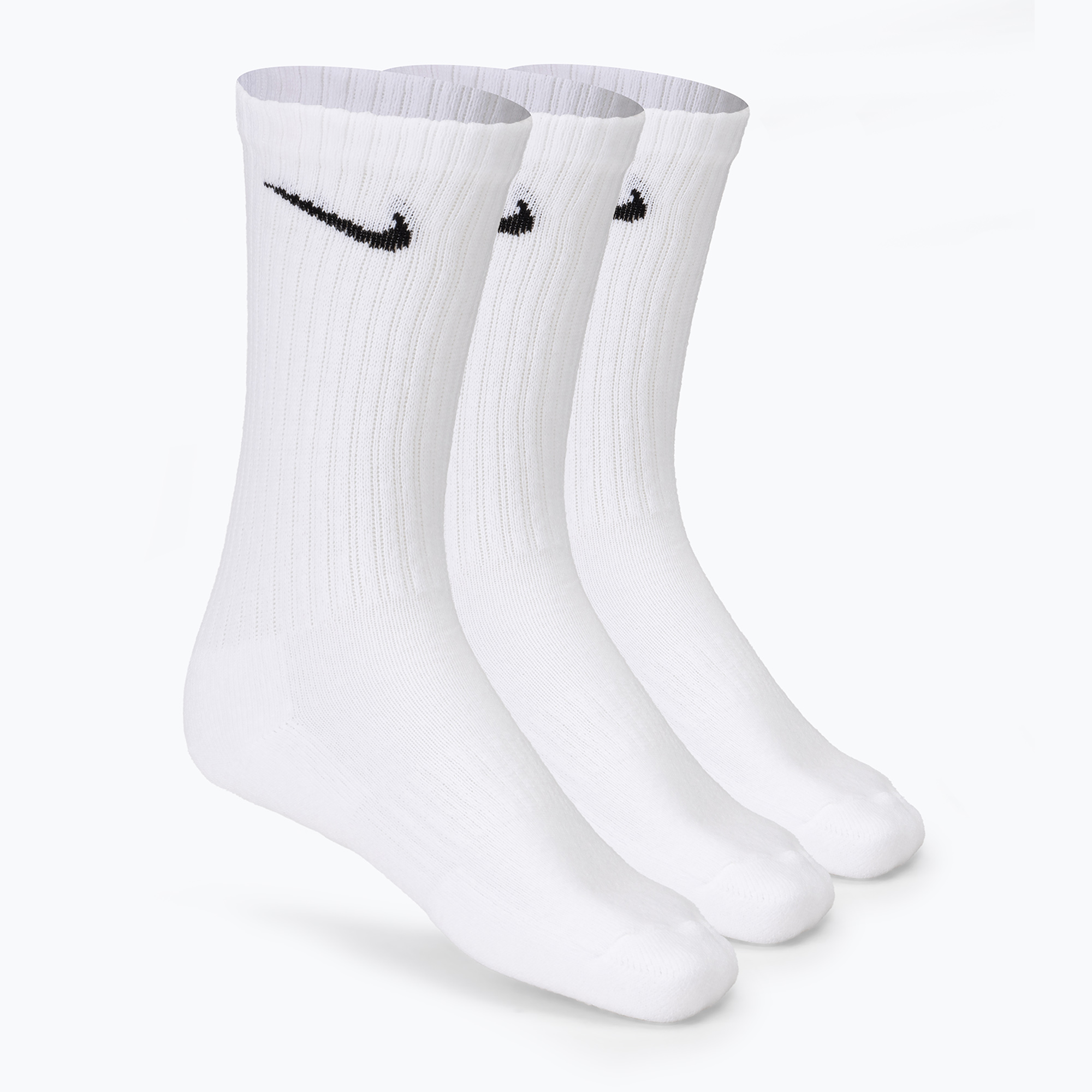 Șosete Nike Everyday Cushioned Crew 3 perechi  white/black