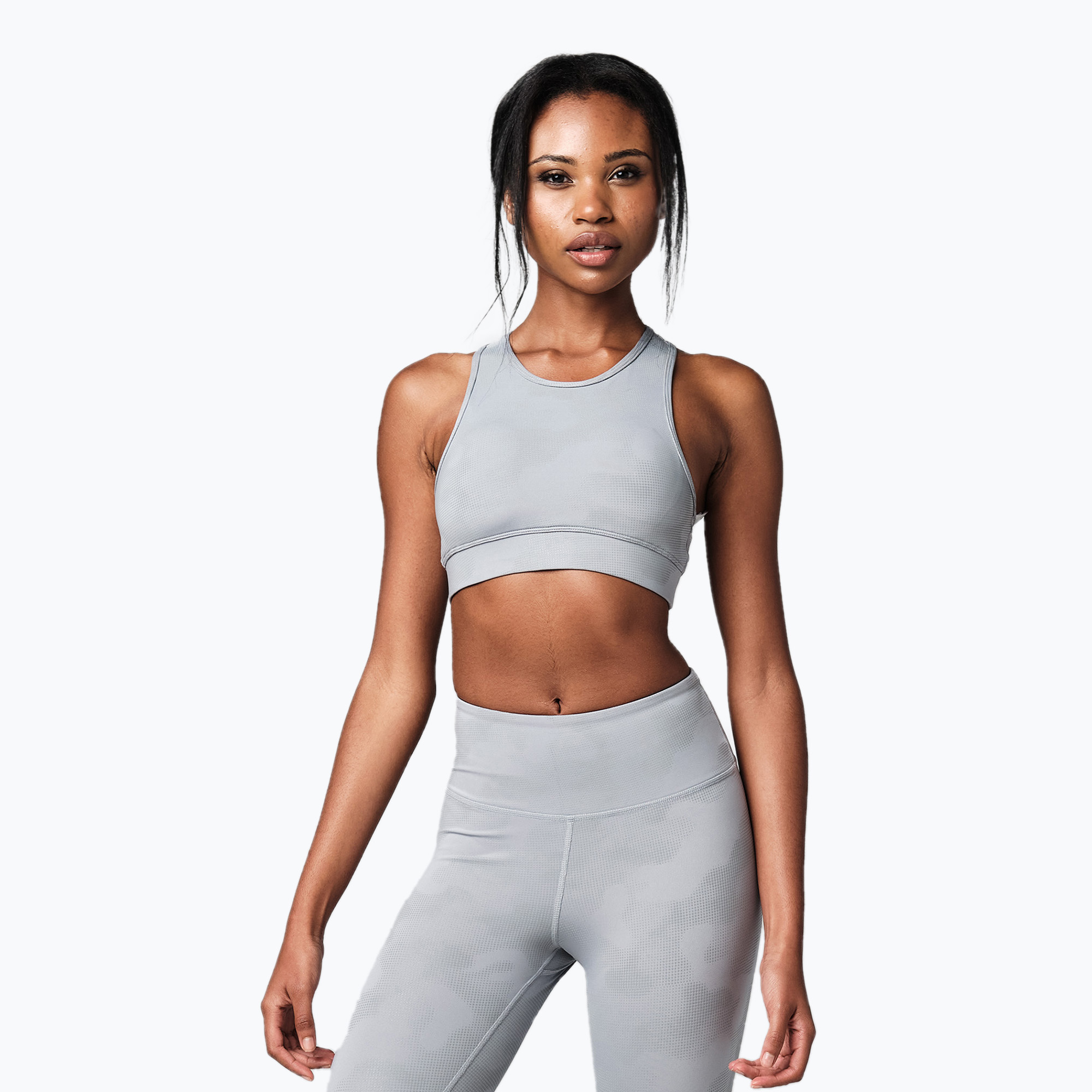 Сутиен за тренировка за жени STRONG ID Drop And Give Me Camo grey Z1T02603