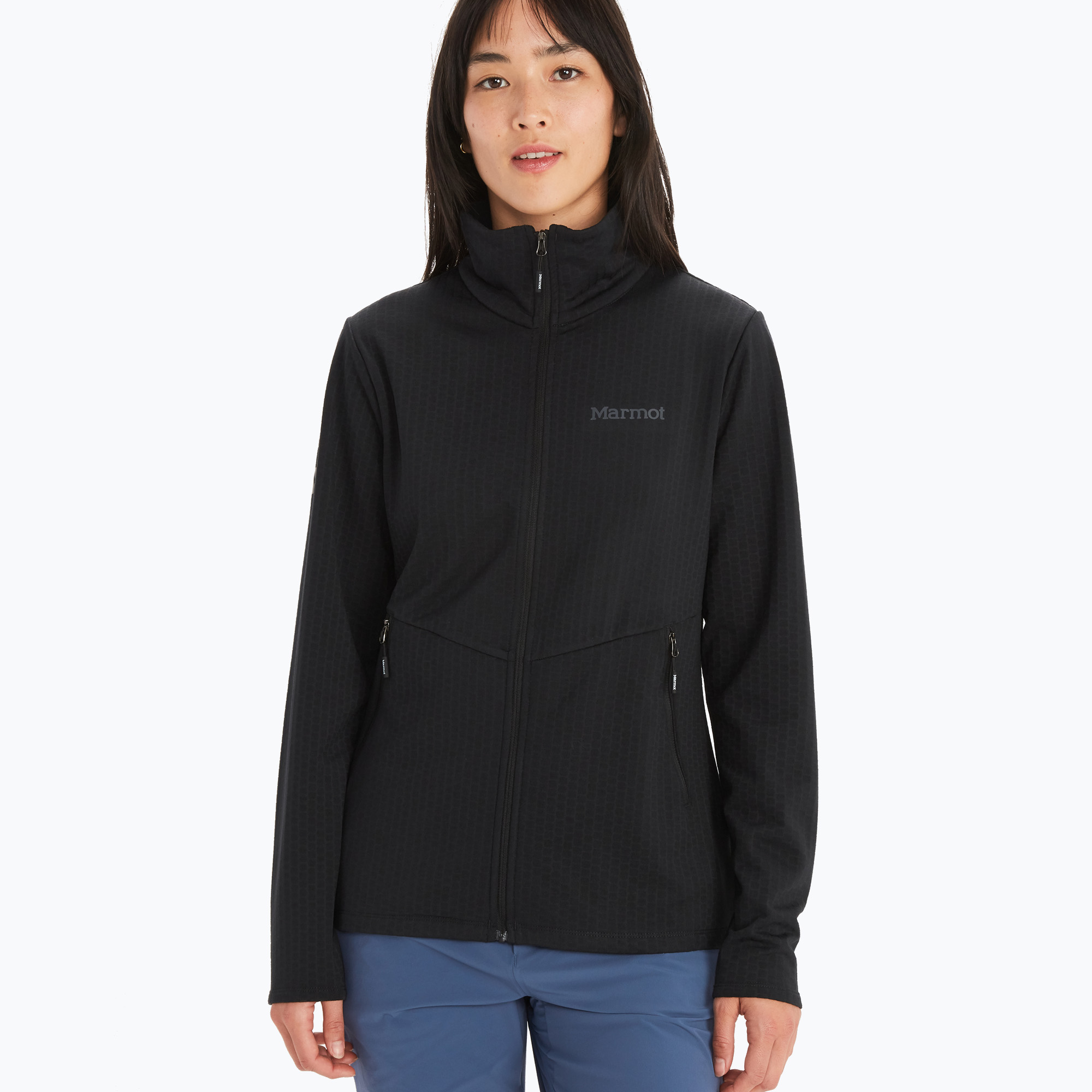 Bluza trekkingowa damska Marmot Leconte Fleece black 