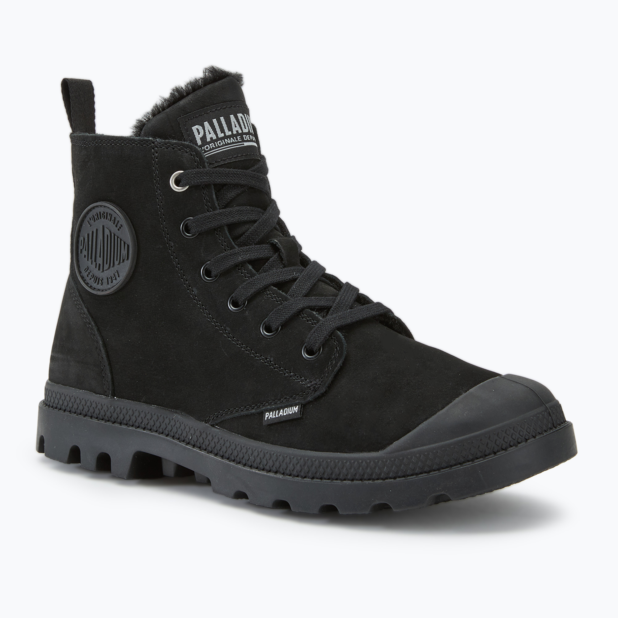 Palladium pantofi pentru bărbați Pampa HI ZIP WL negru (Pampa HI ZIP WL 05982-010)