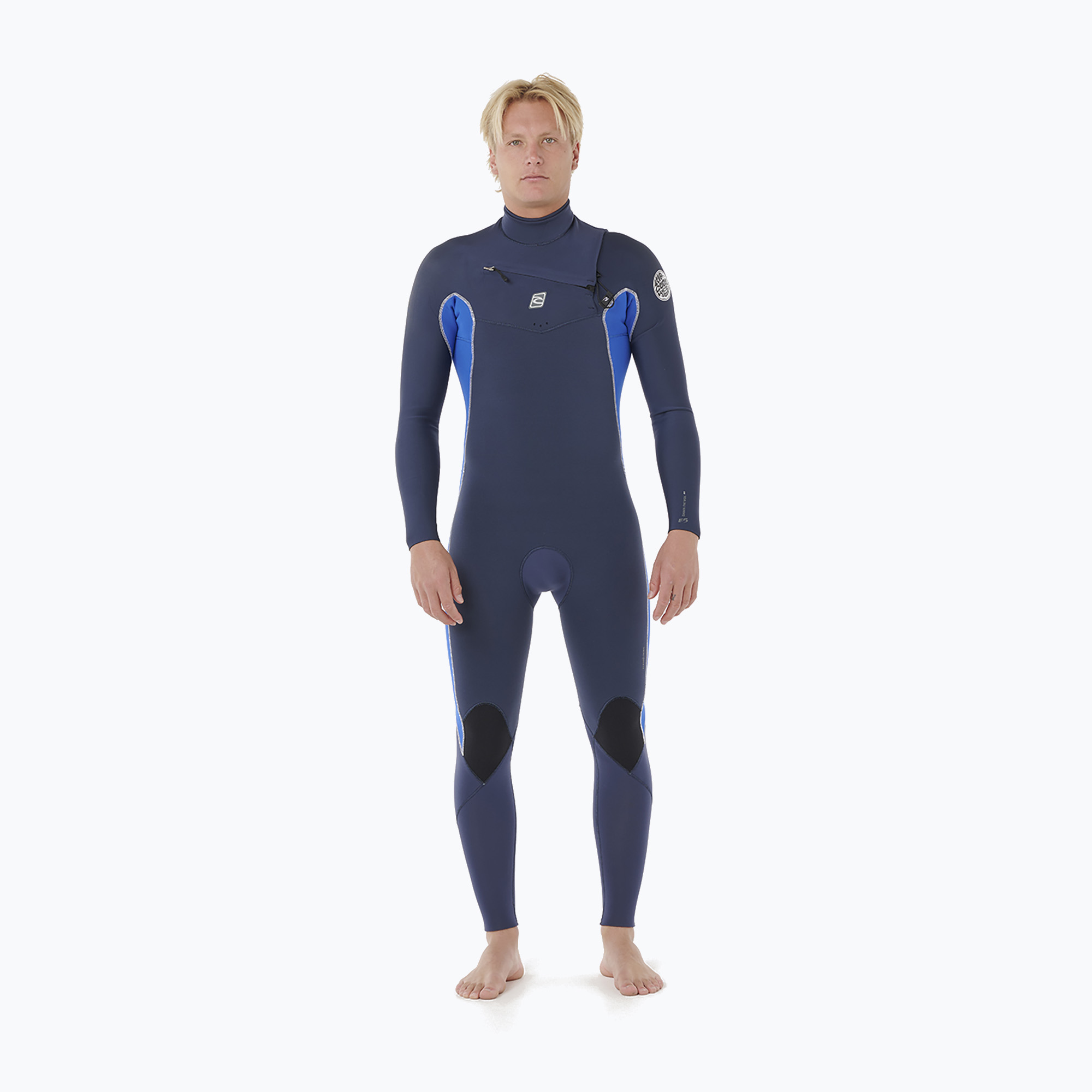 Мъжки неопреннов костюм за плуване Rip Curl Dawn Patrol 3/2mm Chest Zip electric cobalt