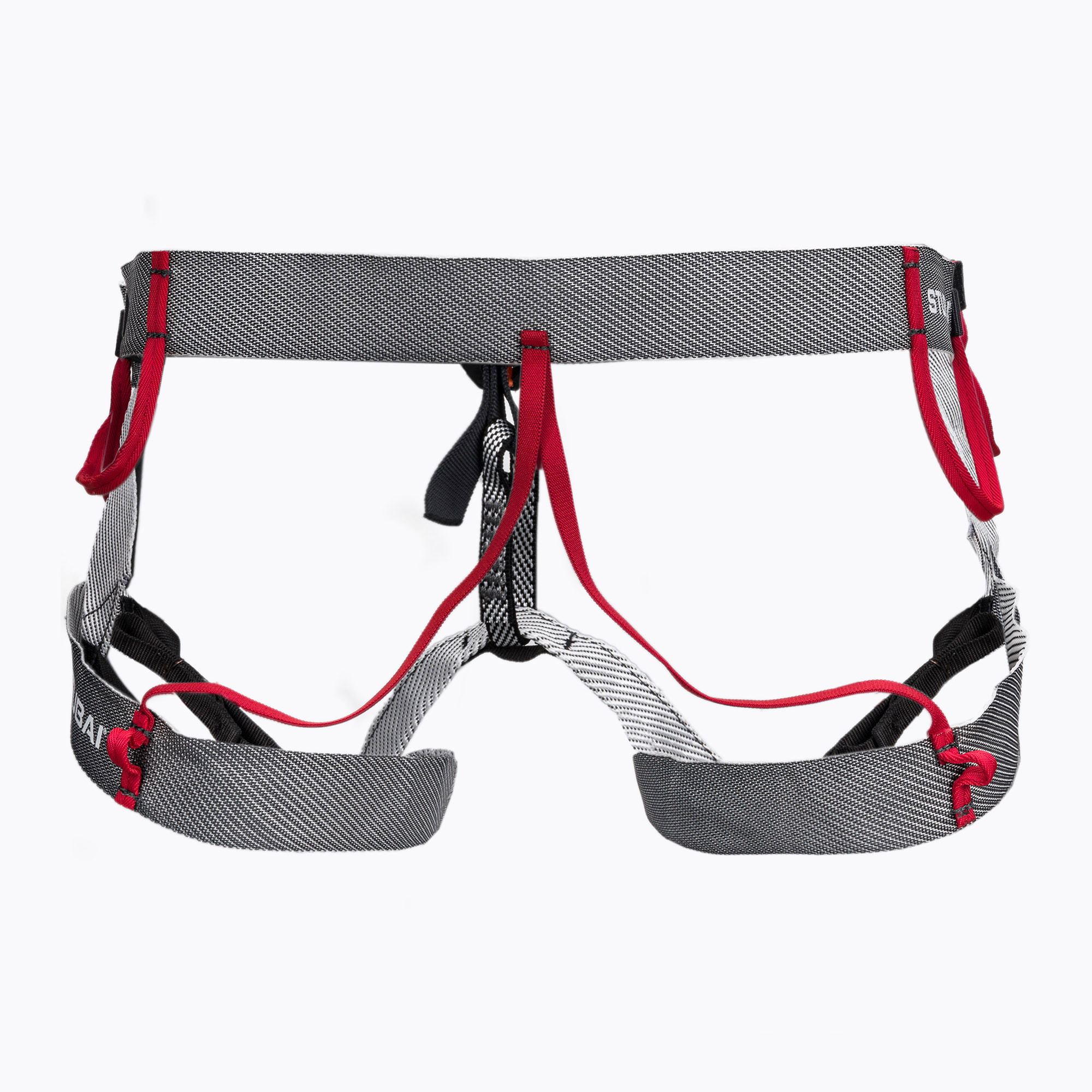 Uprząż wspinaczkowa STUBAI Lux Lightweight biała/czerwona 
