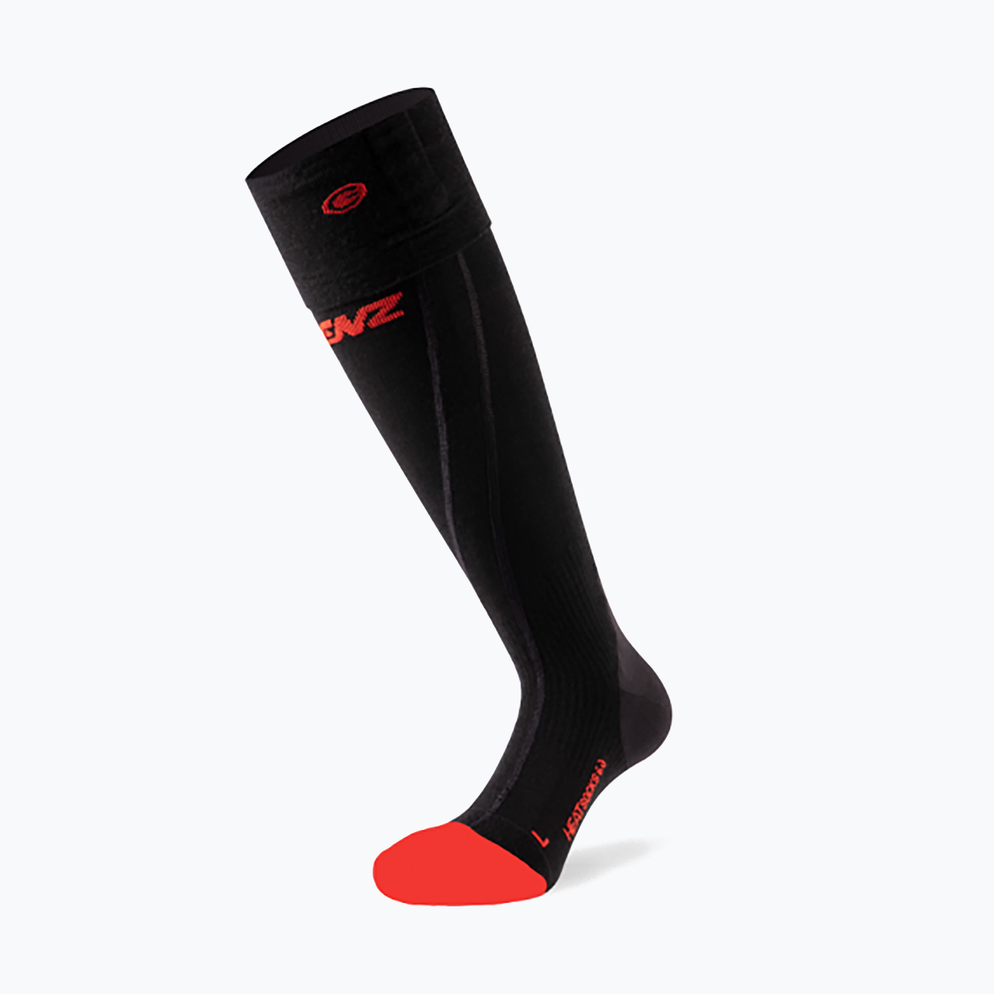 Детски скиорски чорапи Lenz Heat Sock 6.1 Toe Cap Compression black
