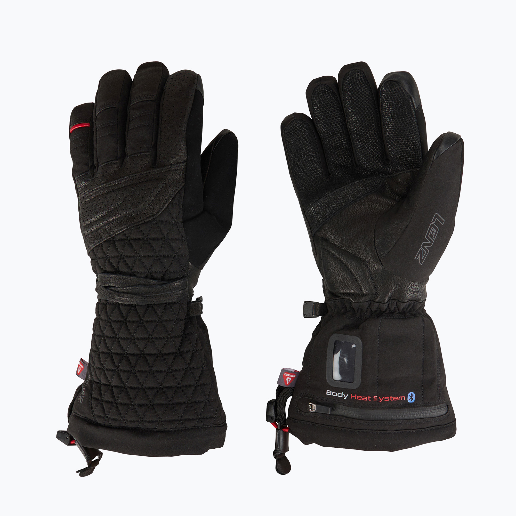 Дамски скиорски ръкавици Lenz Heat Glove 6.0 Finger Cap black