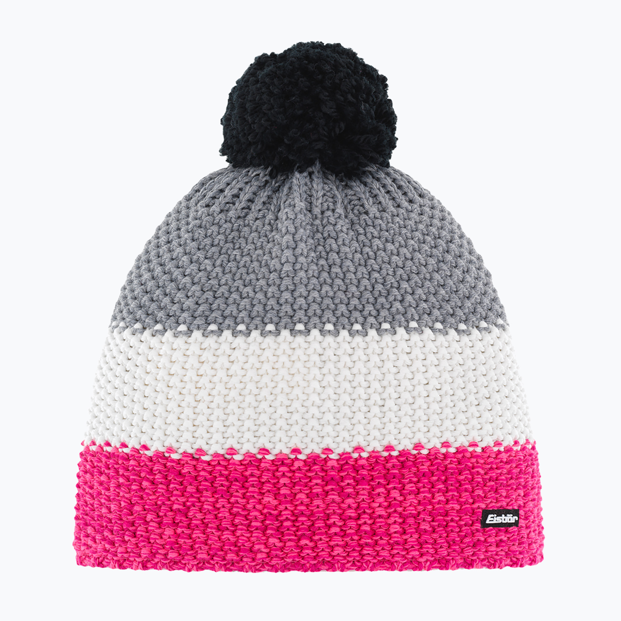 Czapka zimowa Eisbar Star Pompon pink tnged/white/grey 