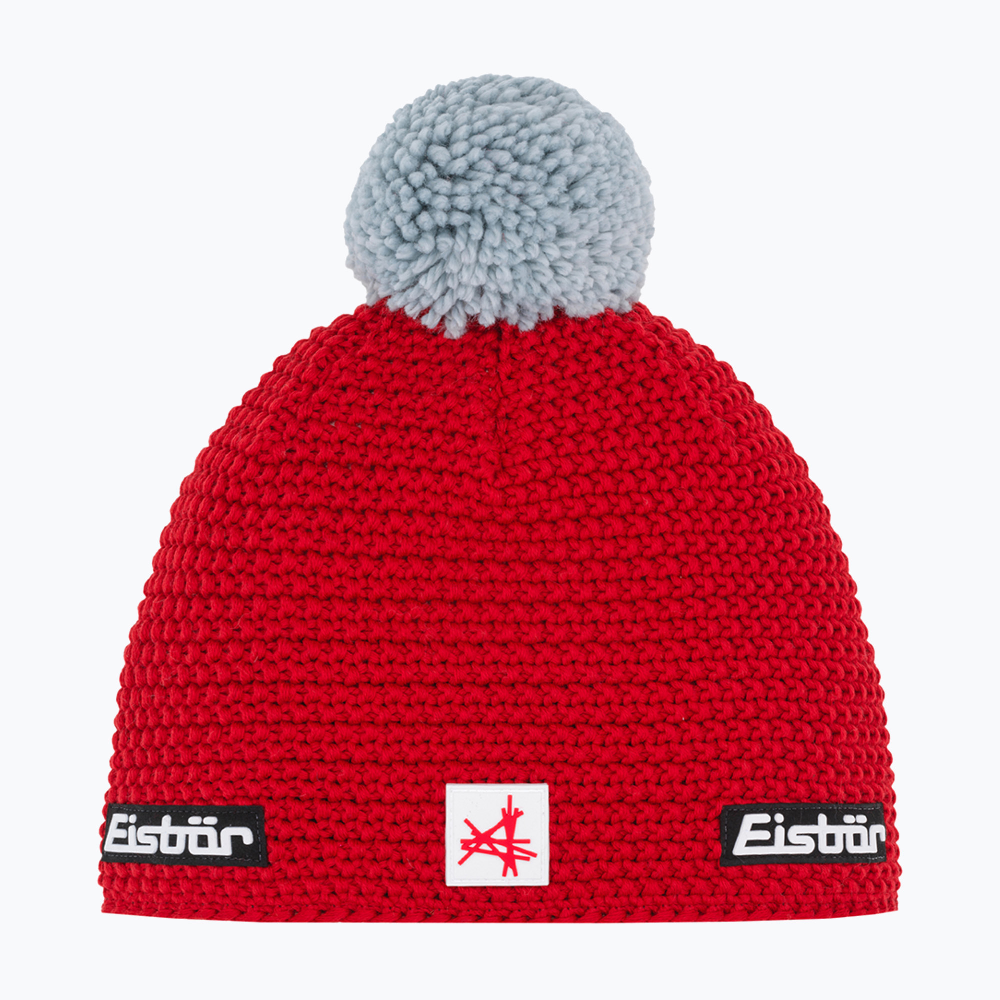 Czapka zimowa Eisbar Jamie Pompon SA black/white/ketchup 