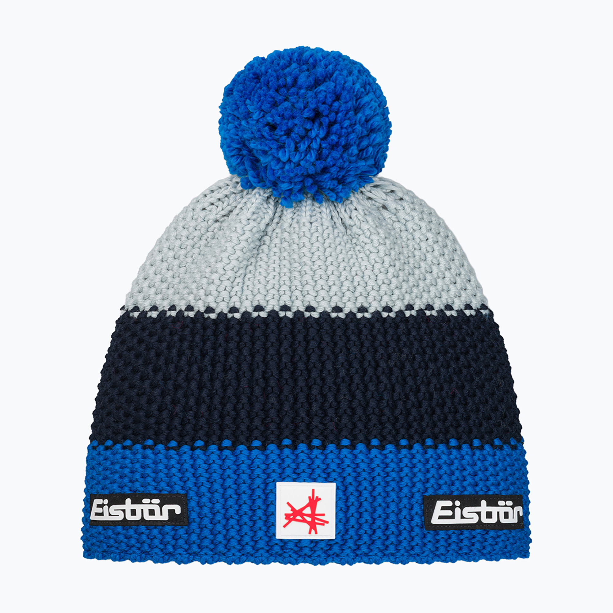Зимна шапка Eisbar Star Pompon SA blue/cobalt