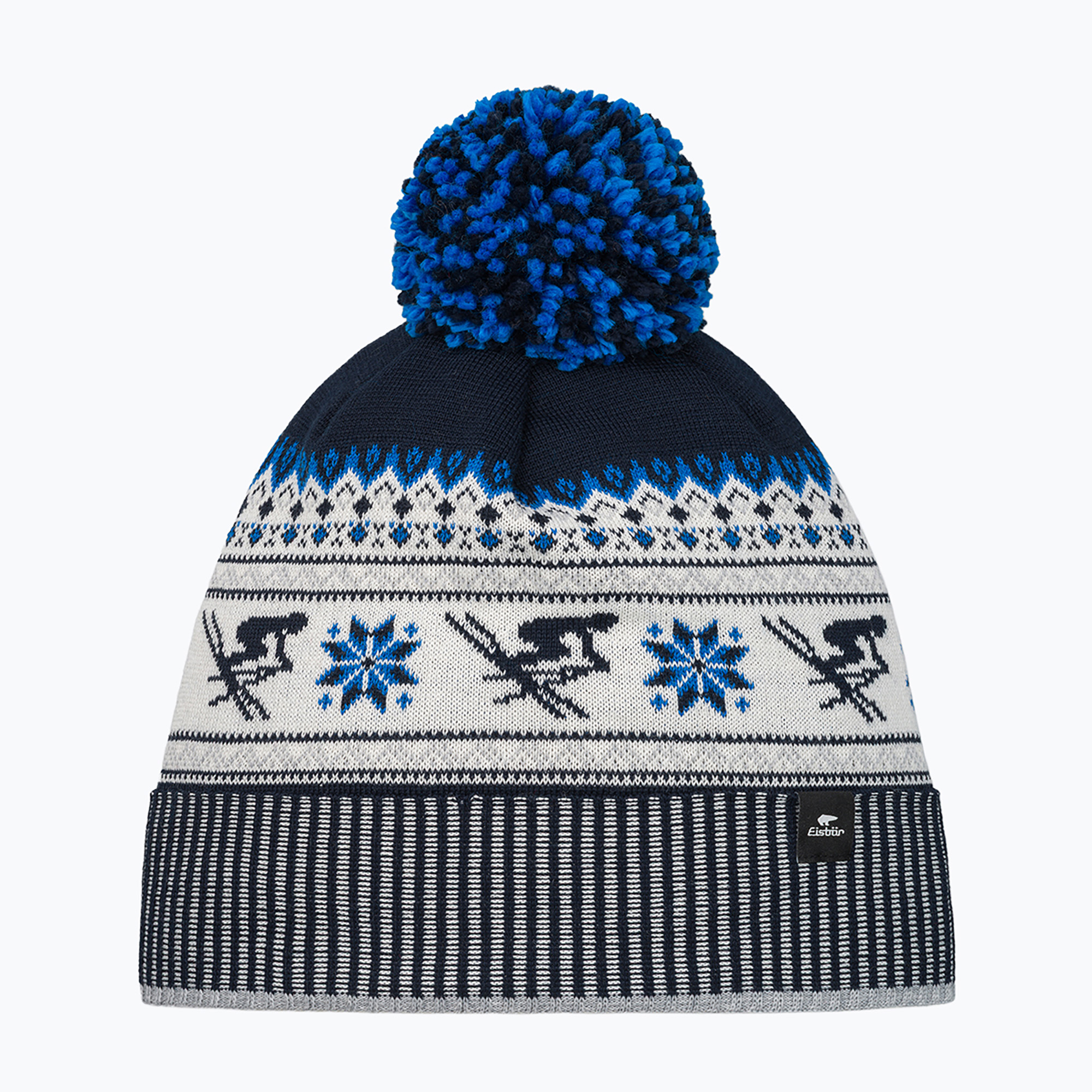 Зимна шапка Eisbar Retroski Pompon navy