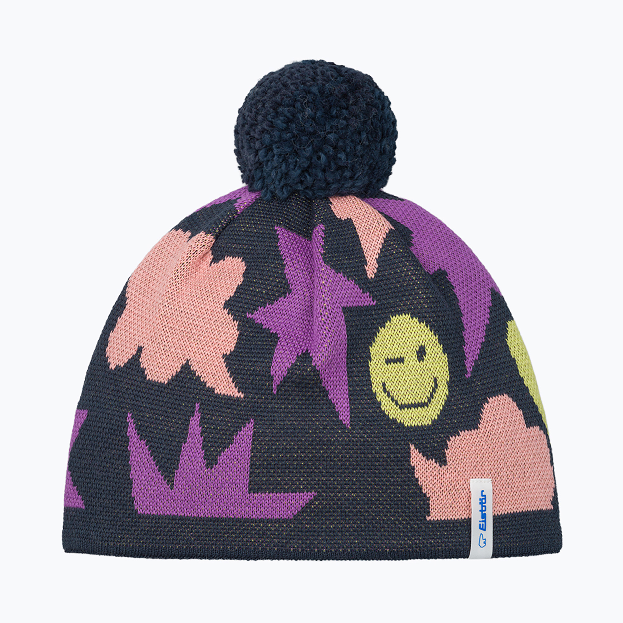 Детска зимна шапка Eisbar Talesia Pompon dark cobalt