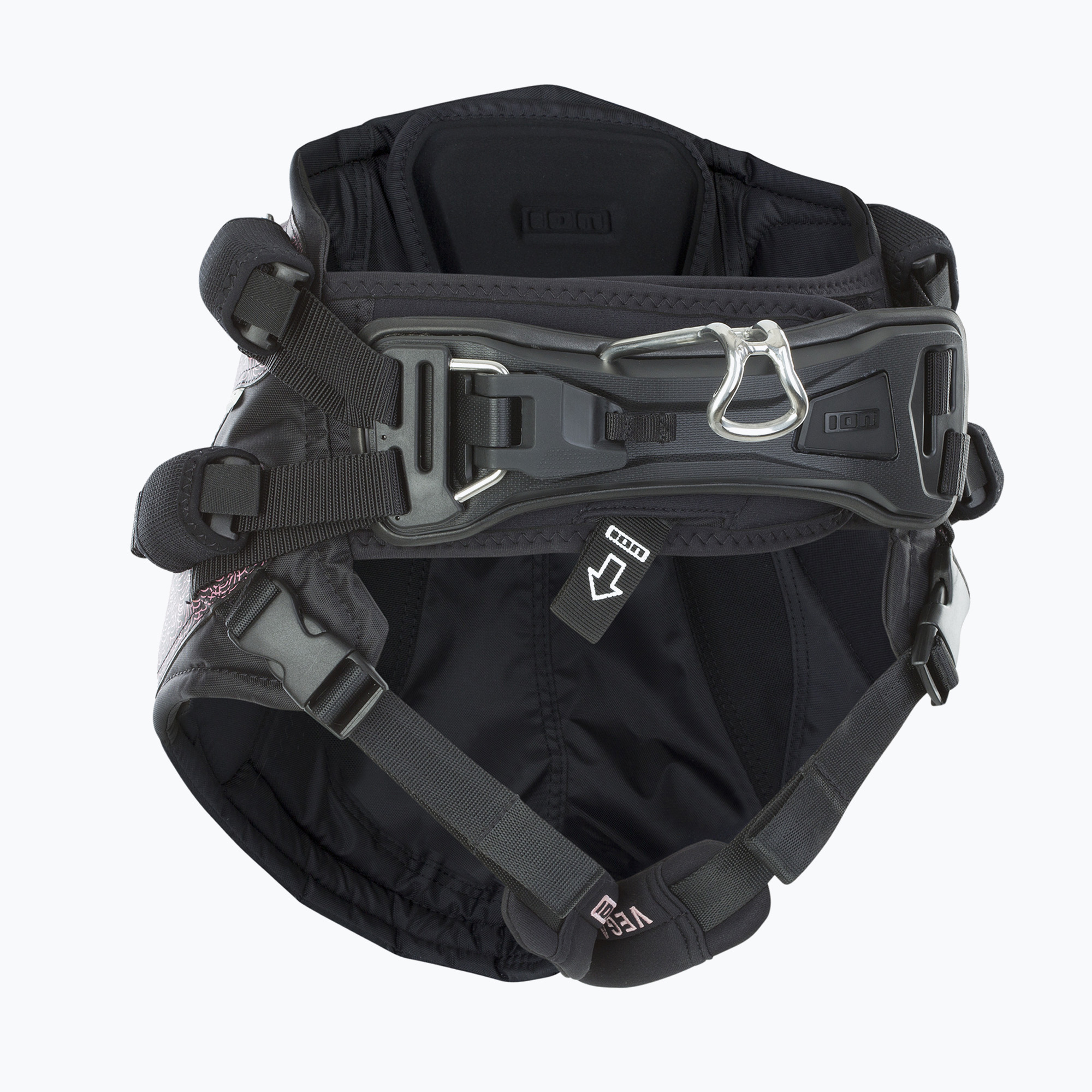 Trapez kitesurfingowy damski ION Kite Seat Vega black 
