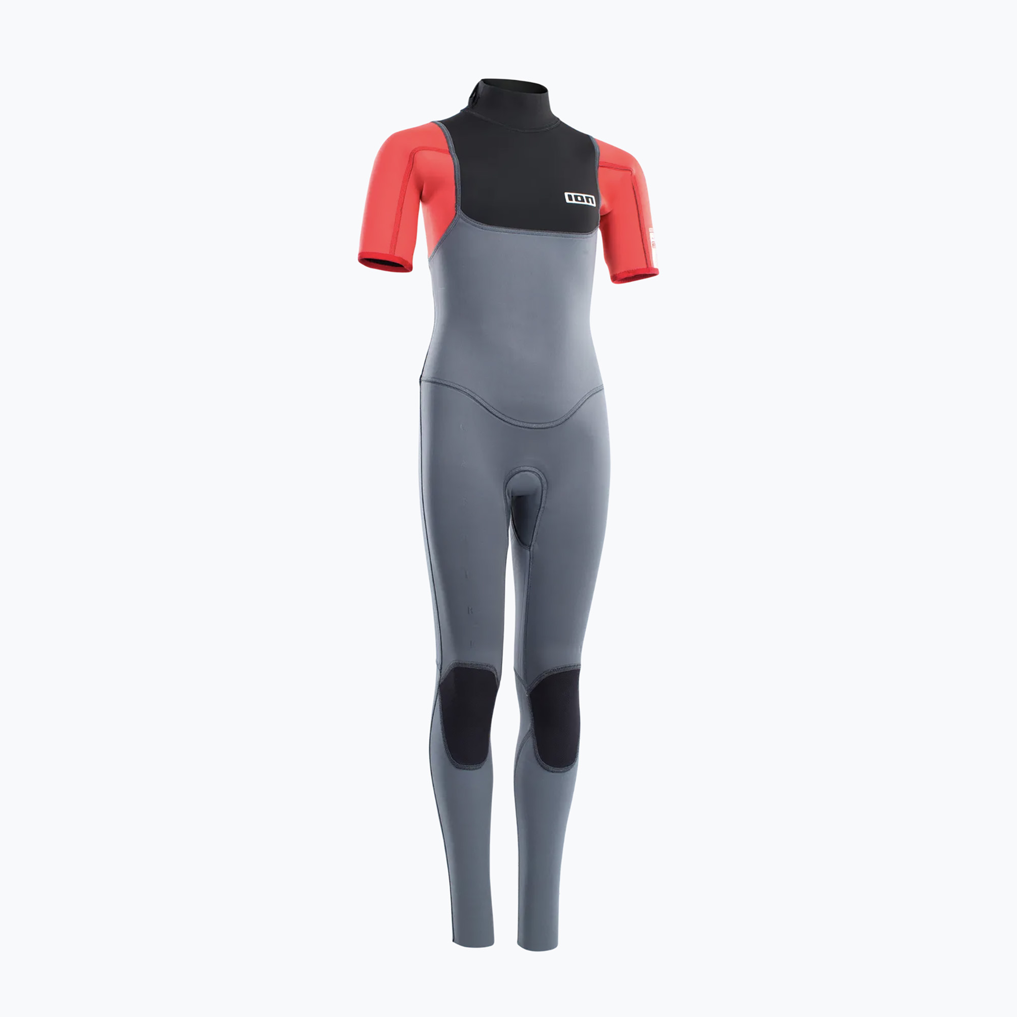 Pianka surfingowa dziecięca ION Capture 3/2 Back Zip Jr steel blue/red 