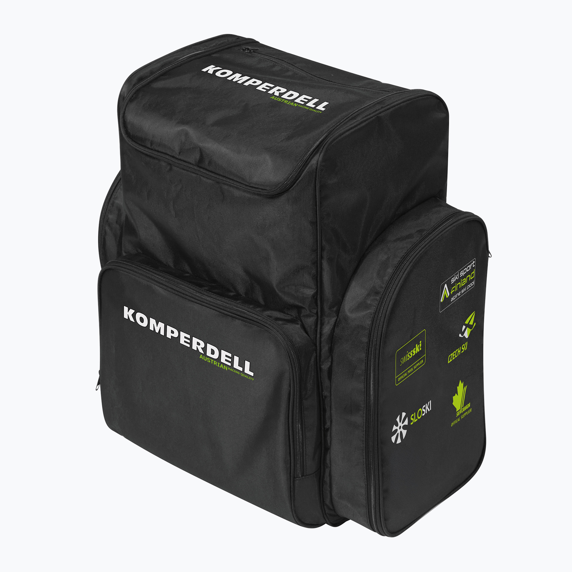 Чанта за ски обувки Komperdell Nationalteam Ski Boot Bag 72 l black/green