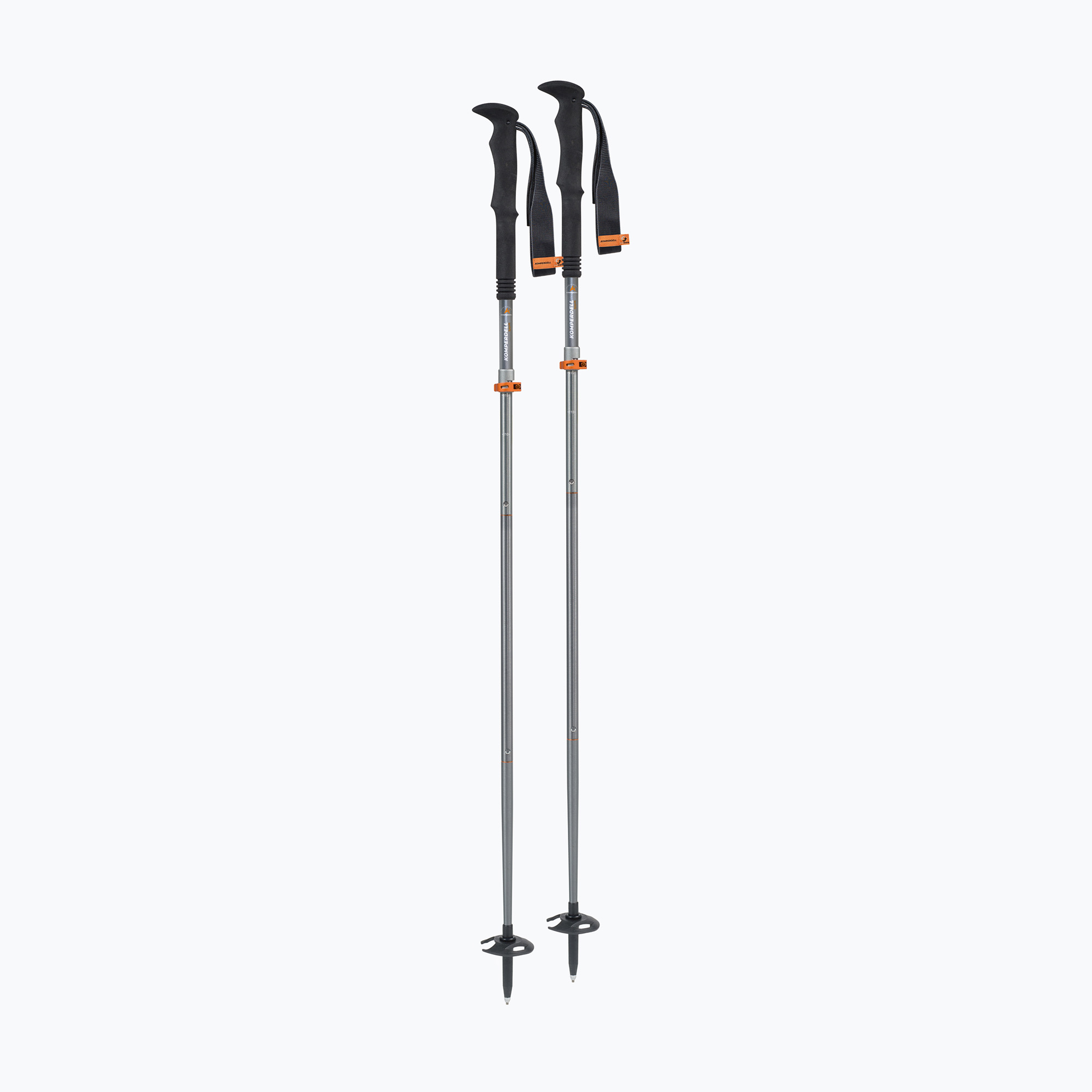 Kije trekkingowe Komperdell FX Lite Ti Vario Compact silver/orange 