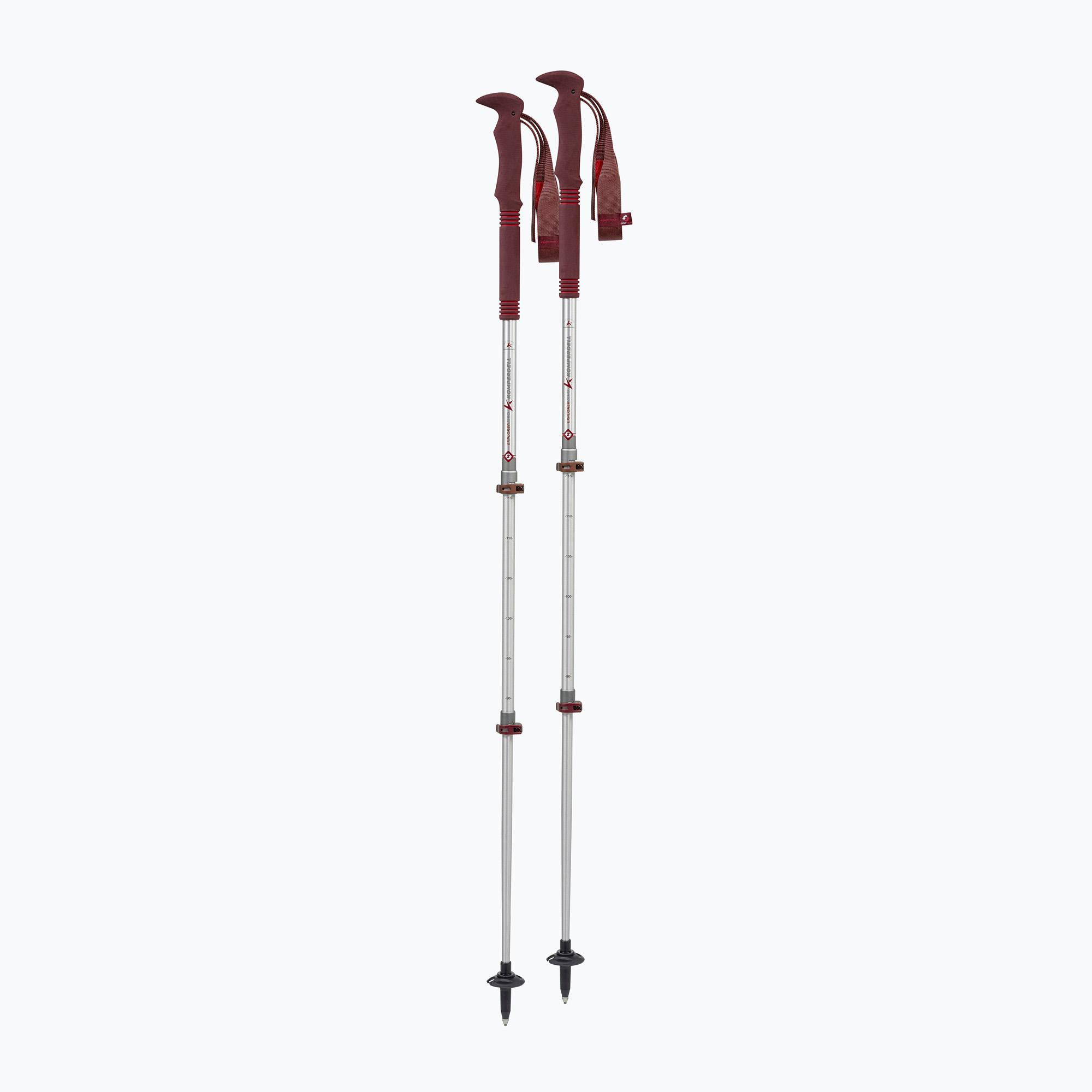 Kije trekkingowe Komperdell Explorer Zero Compact malbec 