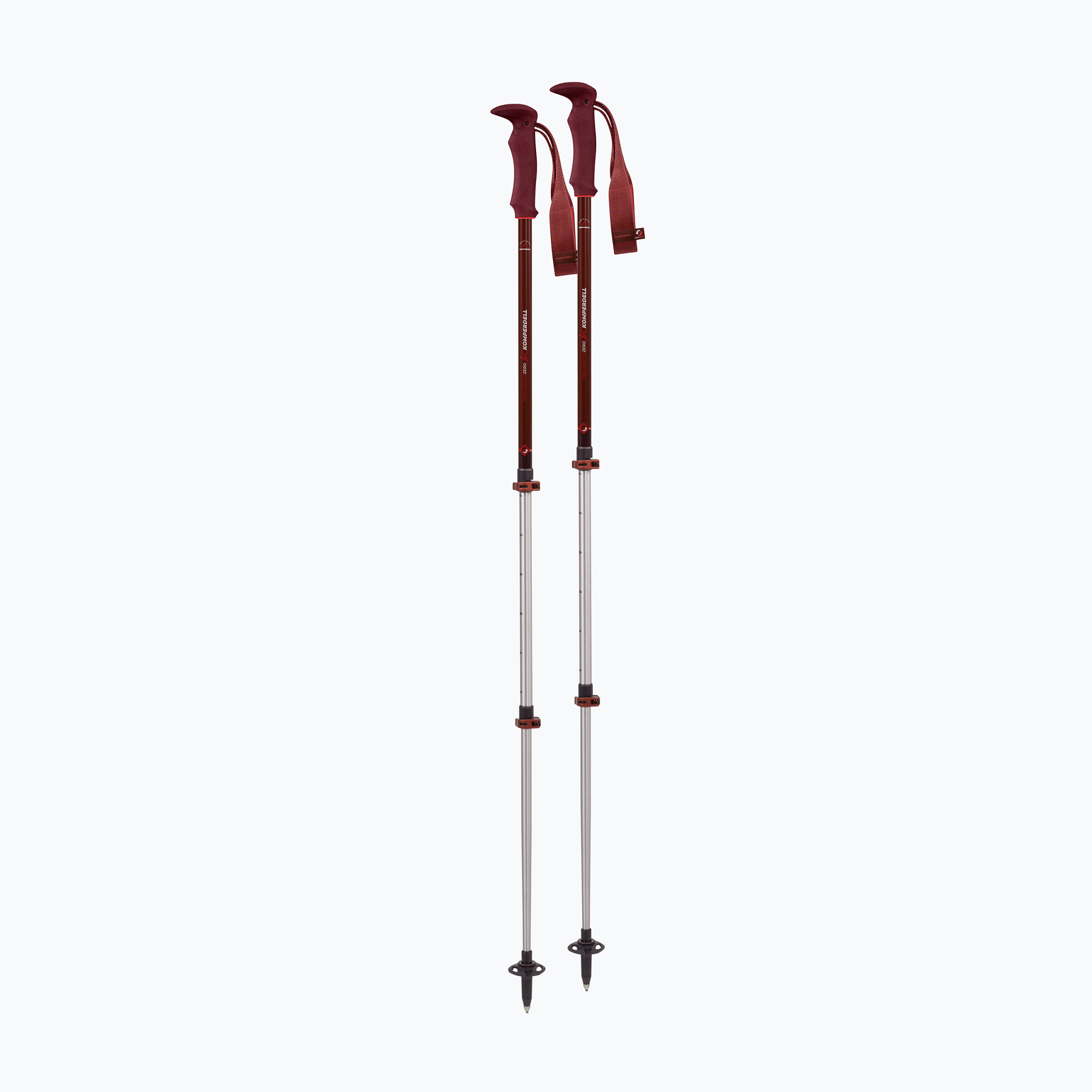 Kije trekkingowe Komperdell Trailmaster Zero Compact malbec 