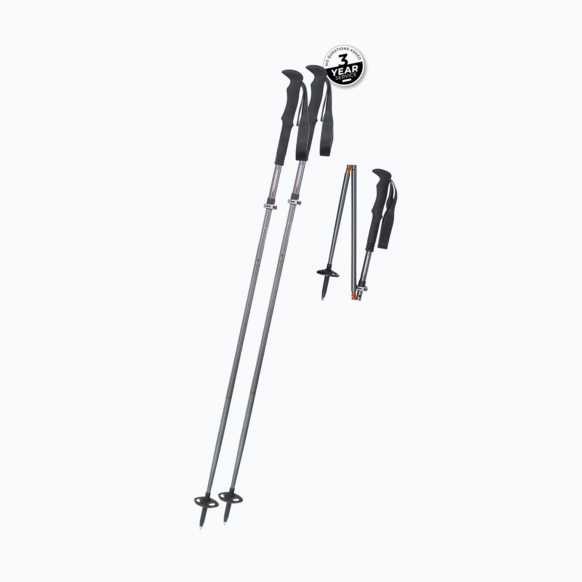 Kije trekkingowe Komperdell Allmountain FXL silver 