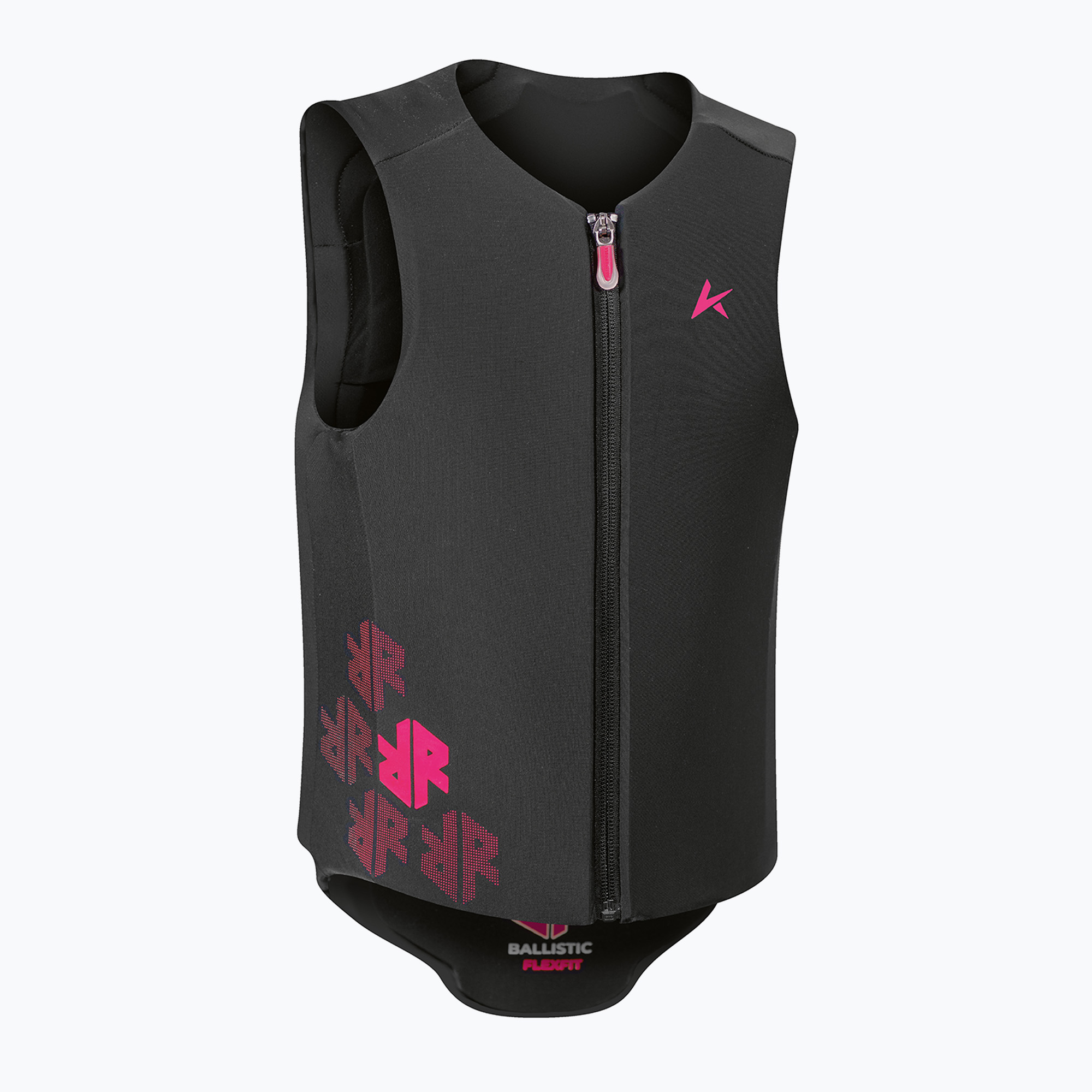Детска предпазна жилетка Komperdell Ballistic Flex Fit Pro Jr black/pink