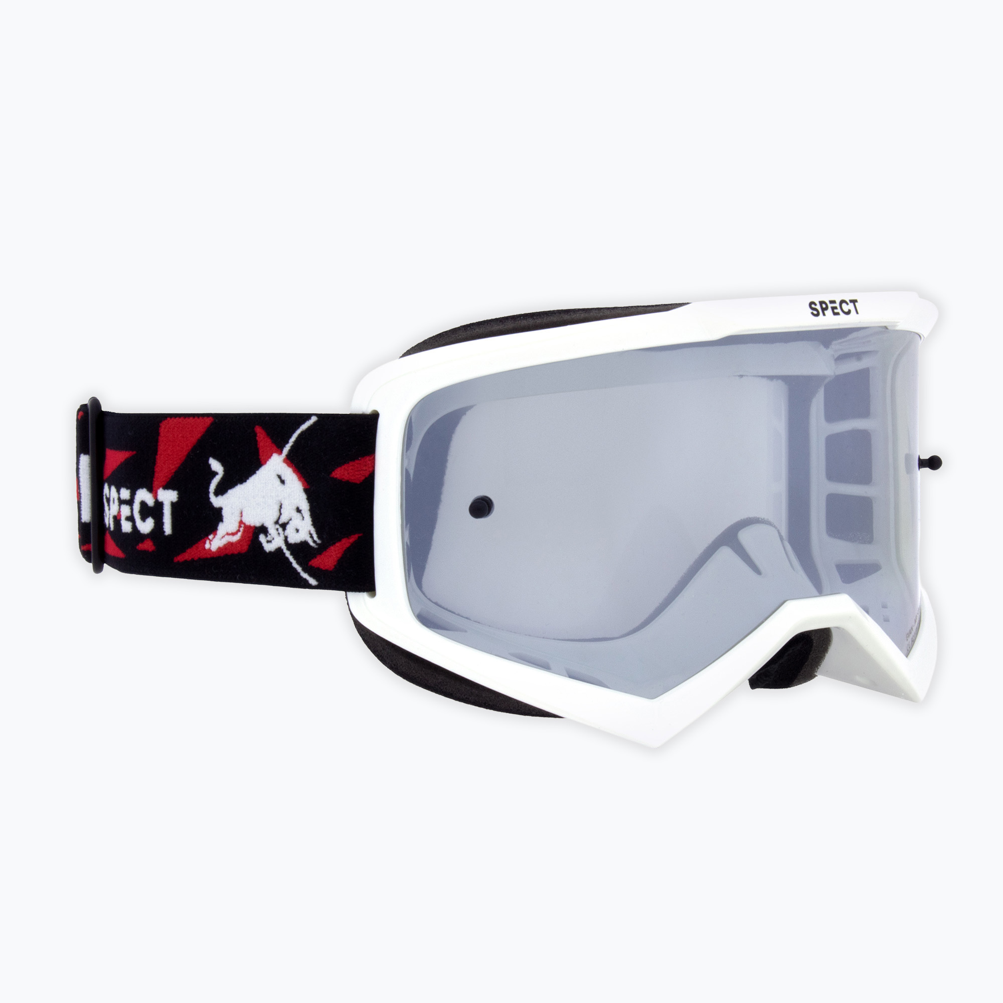 Велосипедни очила Red Bull SPECT Evan shiny white/smoke silver mirror