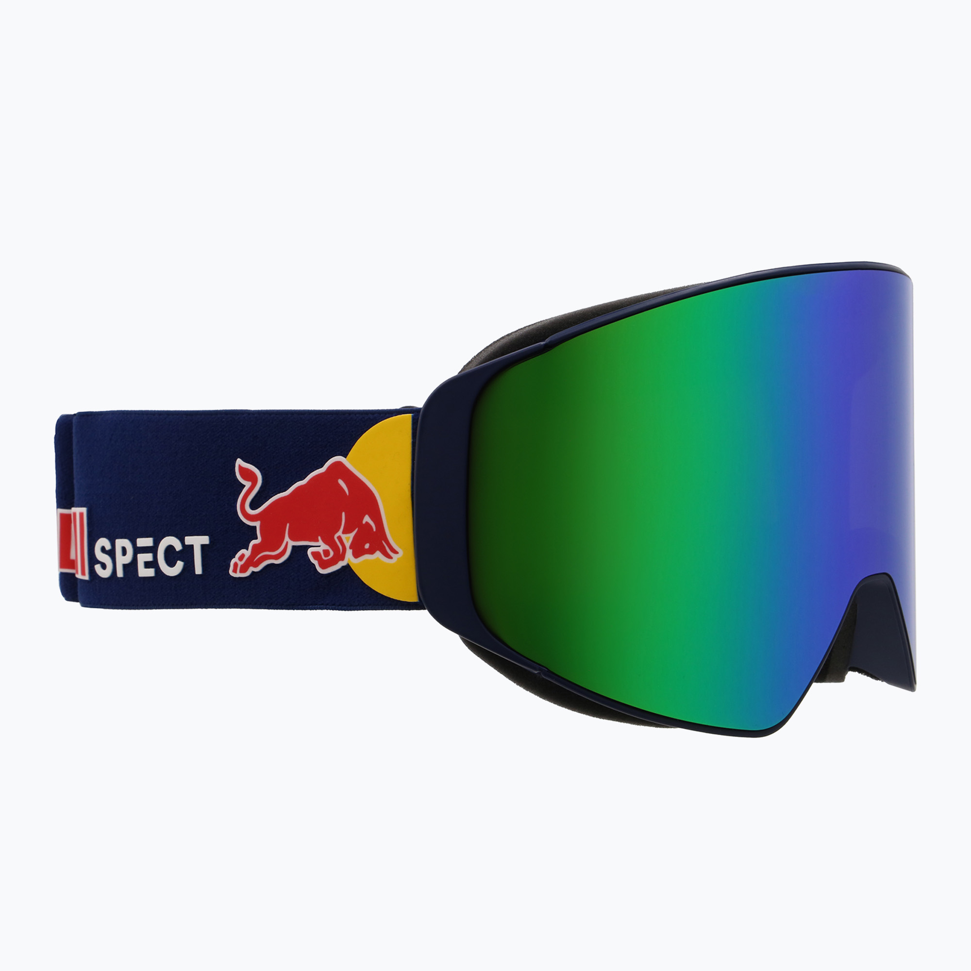 Maschere da sci Red Bull SPECT Jamm matt blue/smoke with green mirror/light pink (L-XL) (Jamm JAMM-07GR3)
