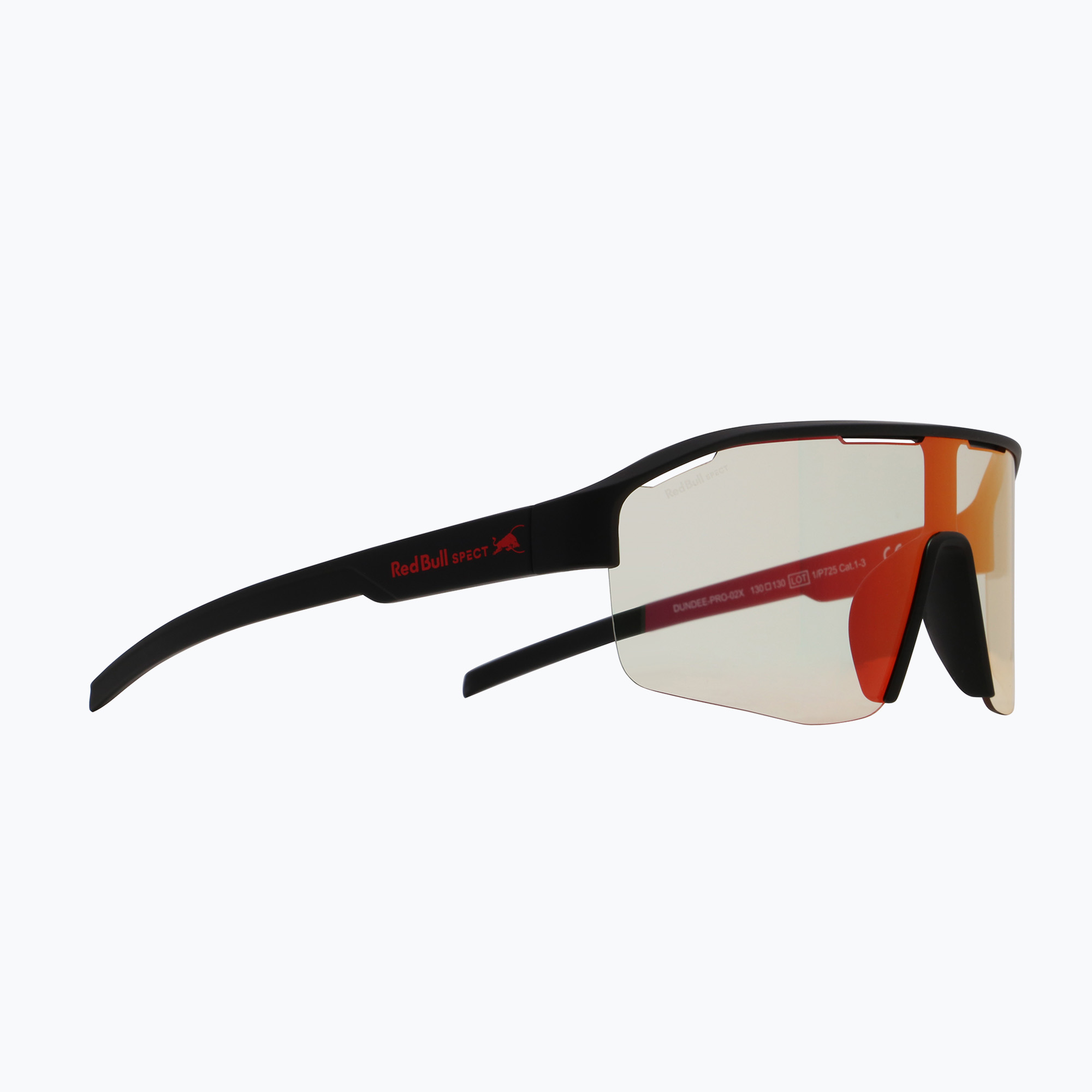 Слънчеви очила Red Bull SPECT Dundee Pro black/photochromic red mirror