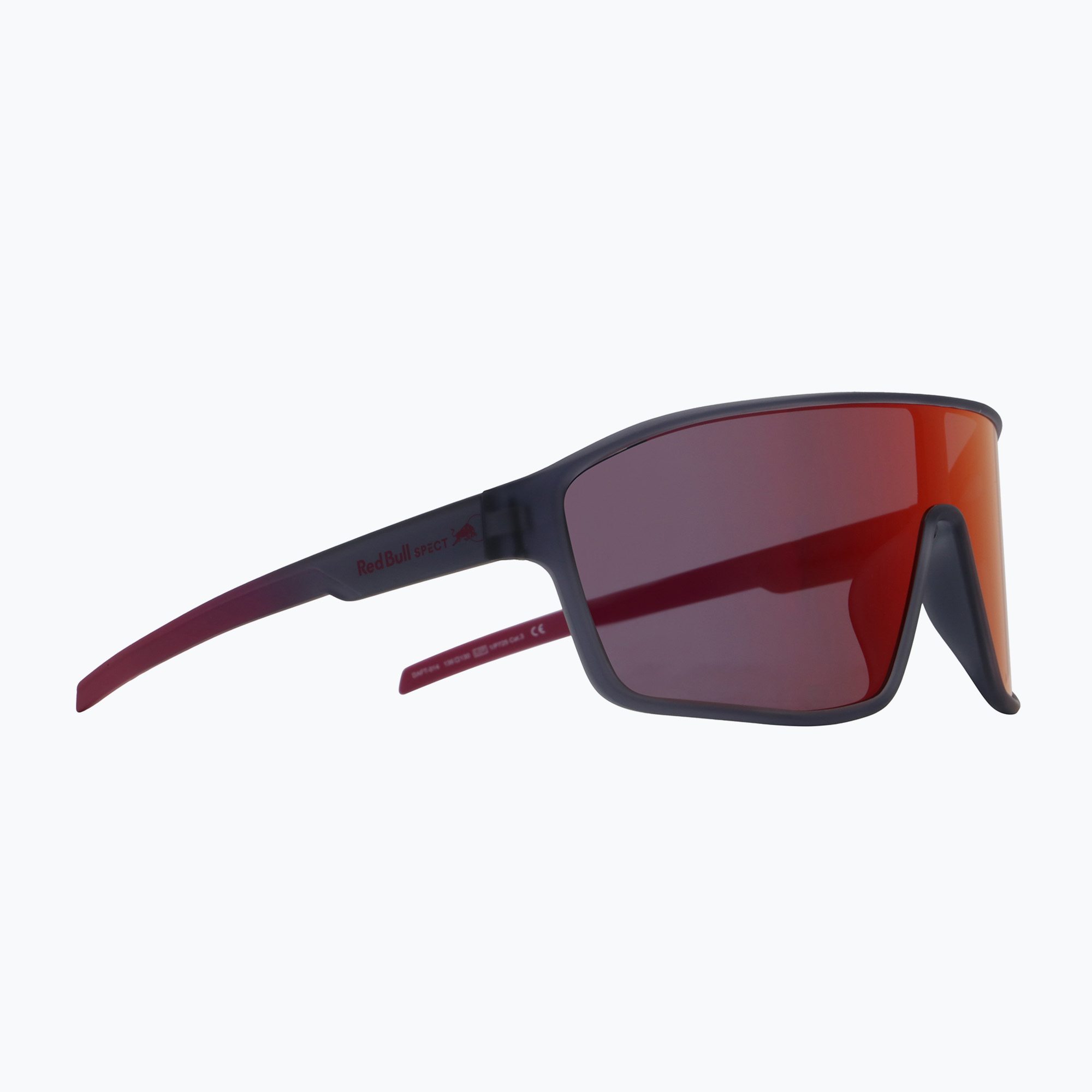 Ochelari de soare Red Bull SPECT Daft grey midnight/smoke cu oglindă red-purple