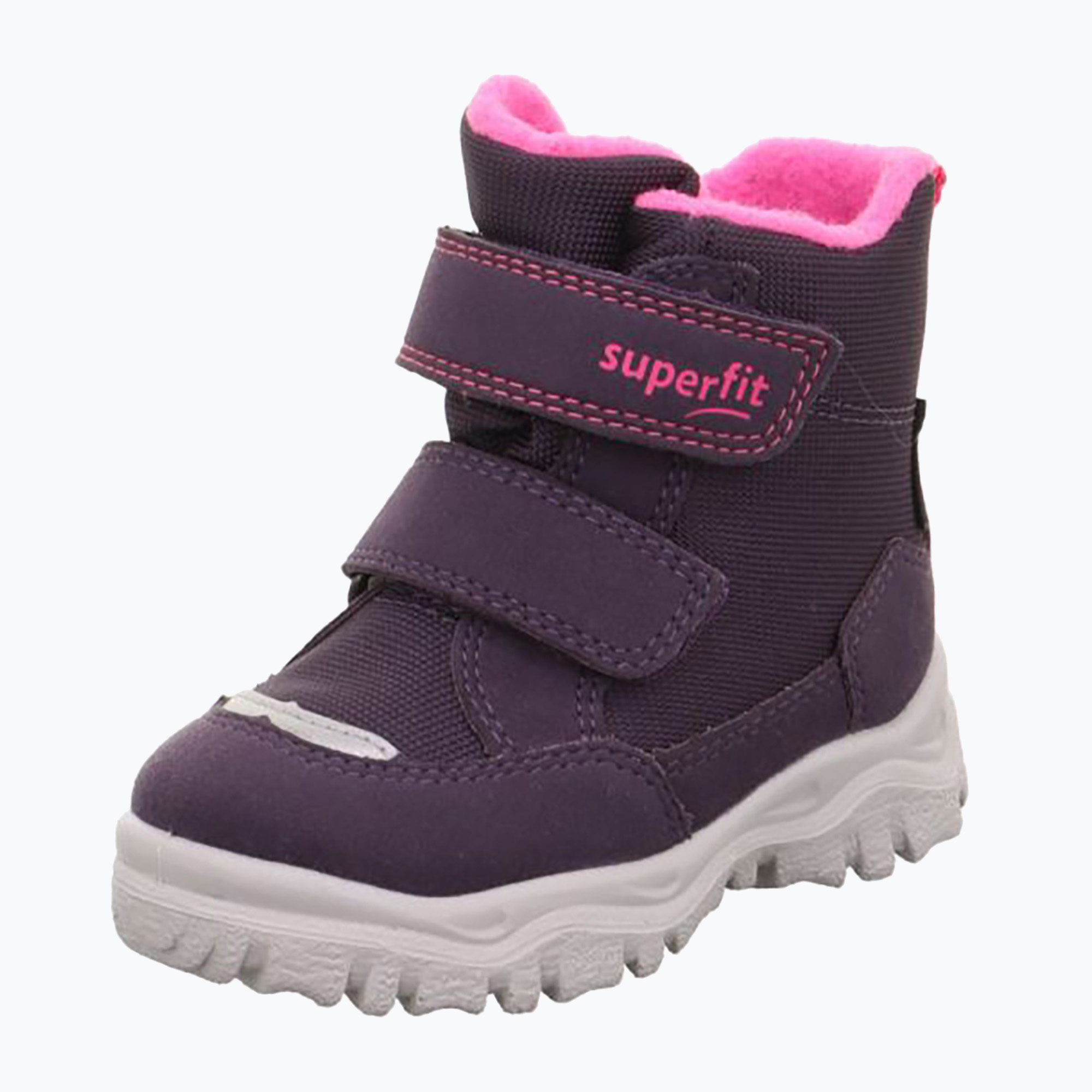 Śniegowce dziecięce Superfit Husky 1 lila/hot pink 