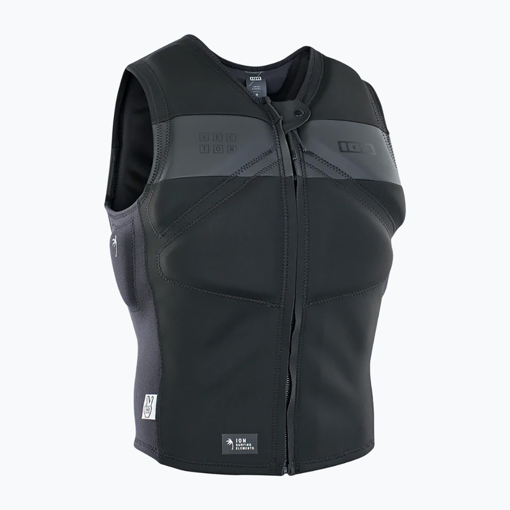 Kamizelka ochronna męska ION Vector Amp Front Zip black 