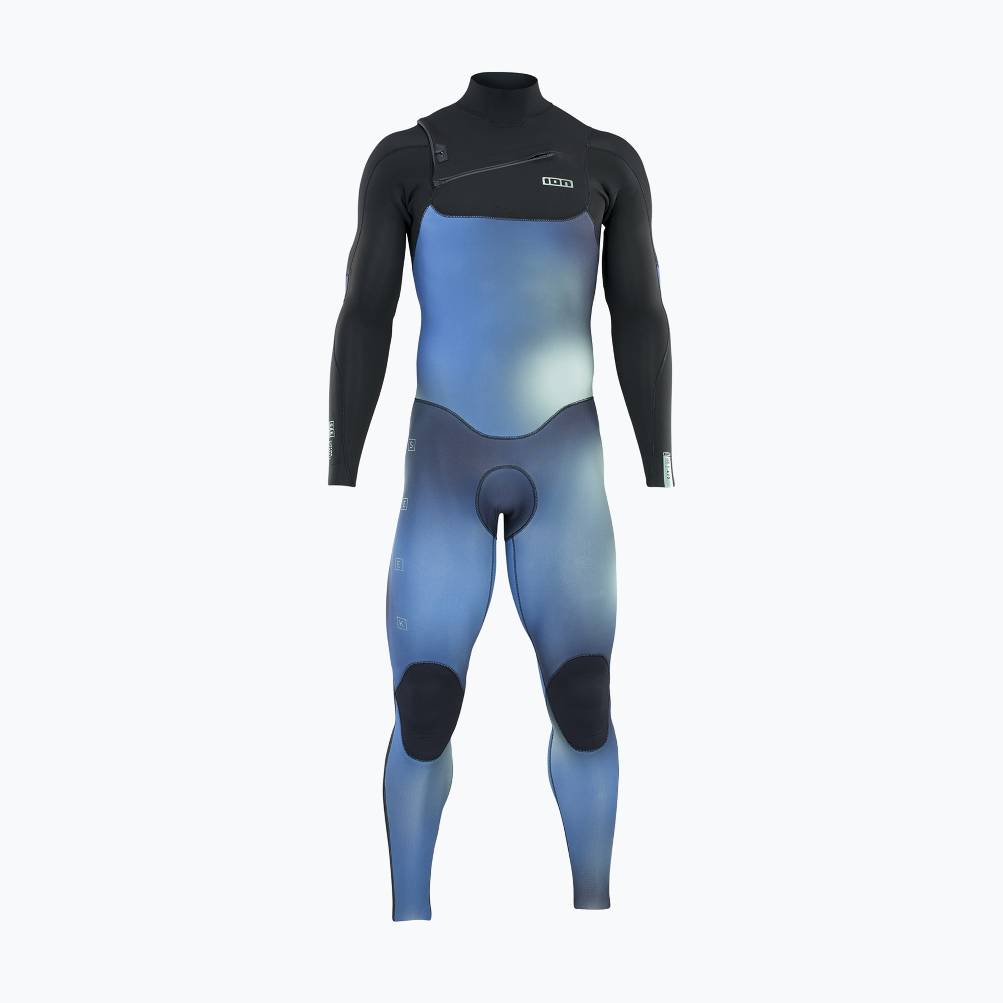 Pianka do pływania męska ION Seek Core 4/3 mm Front Zip blue gradient 