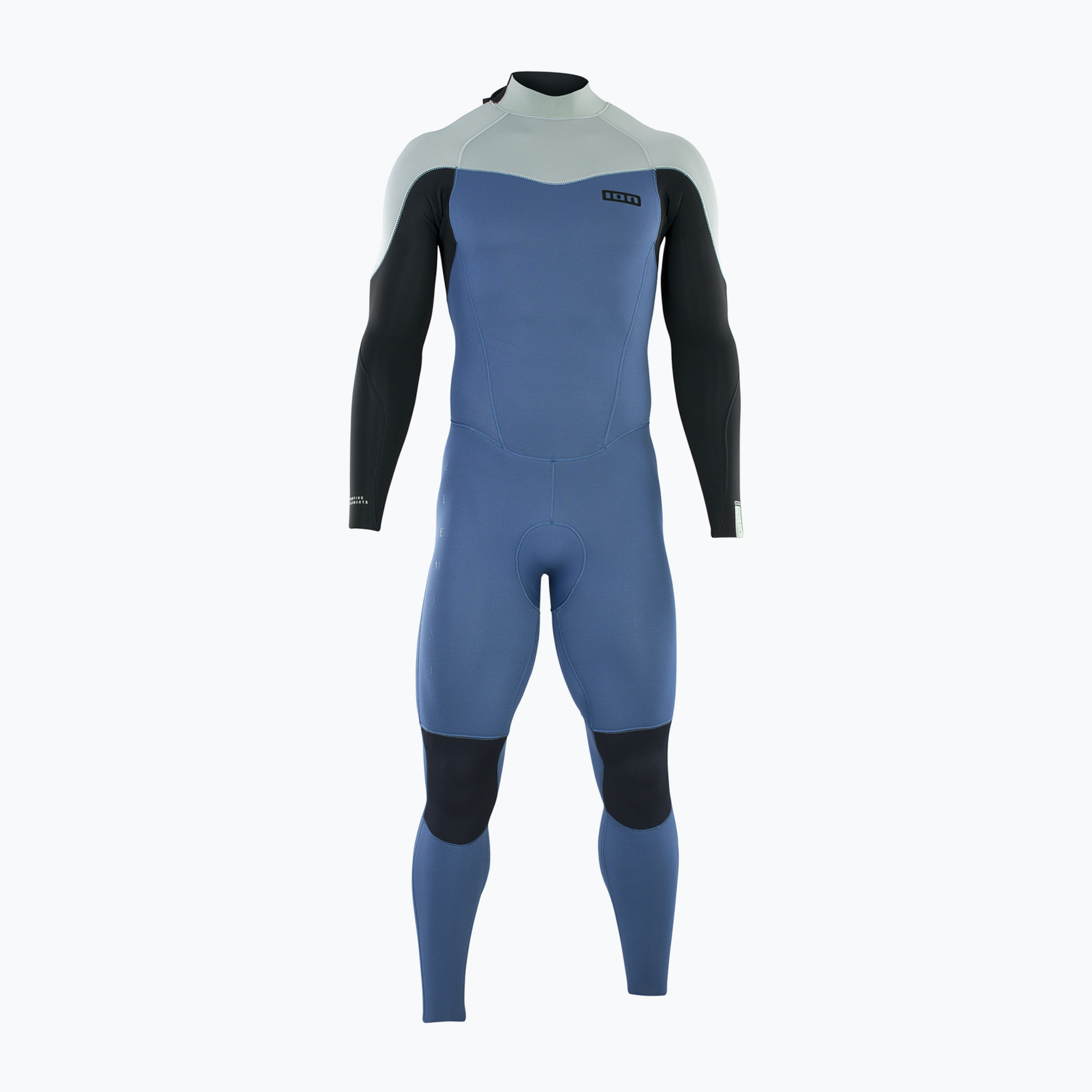 Pianka do pływania męska ION Element 4/3 mm Back Zip cascade blue 
