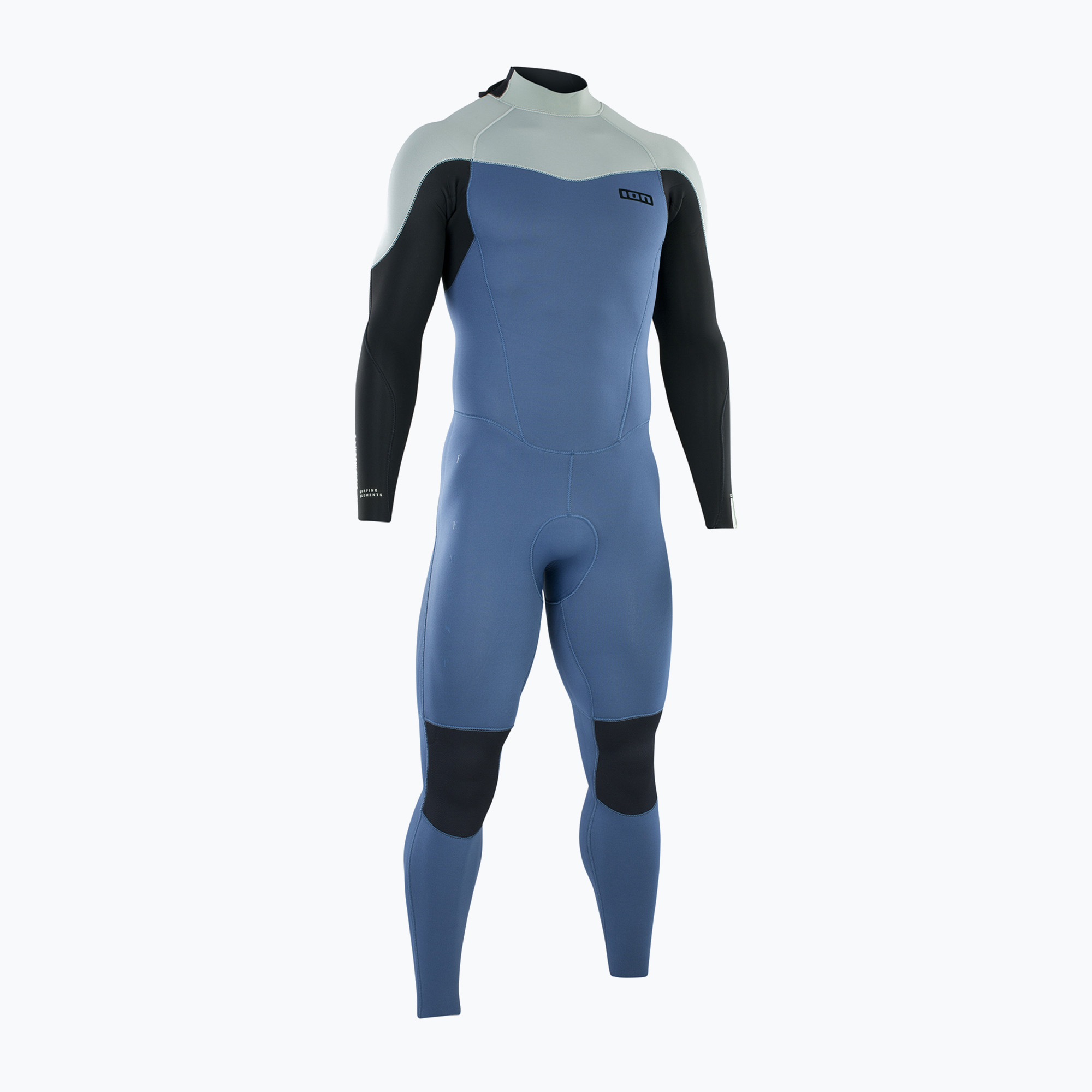 Pianka do pływania męska ION Element 3/2 mm Back Zip cascade blue 