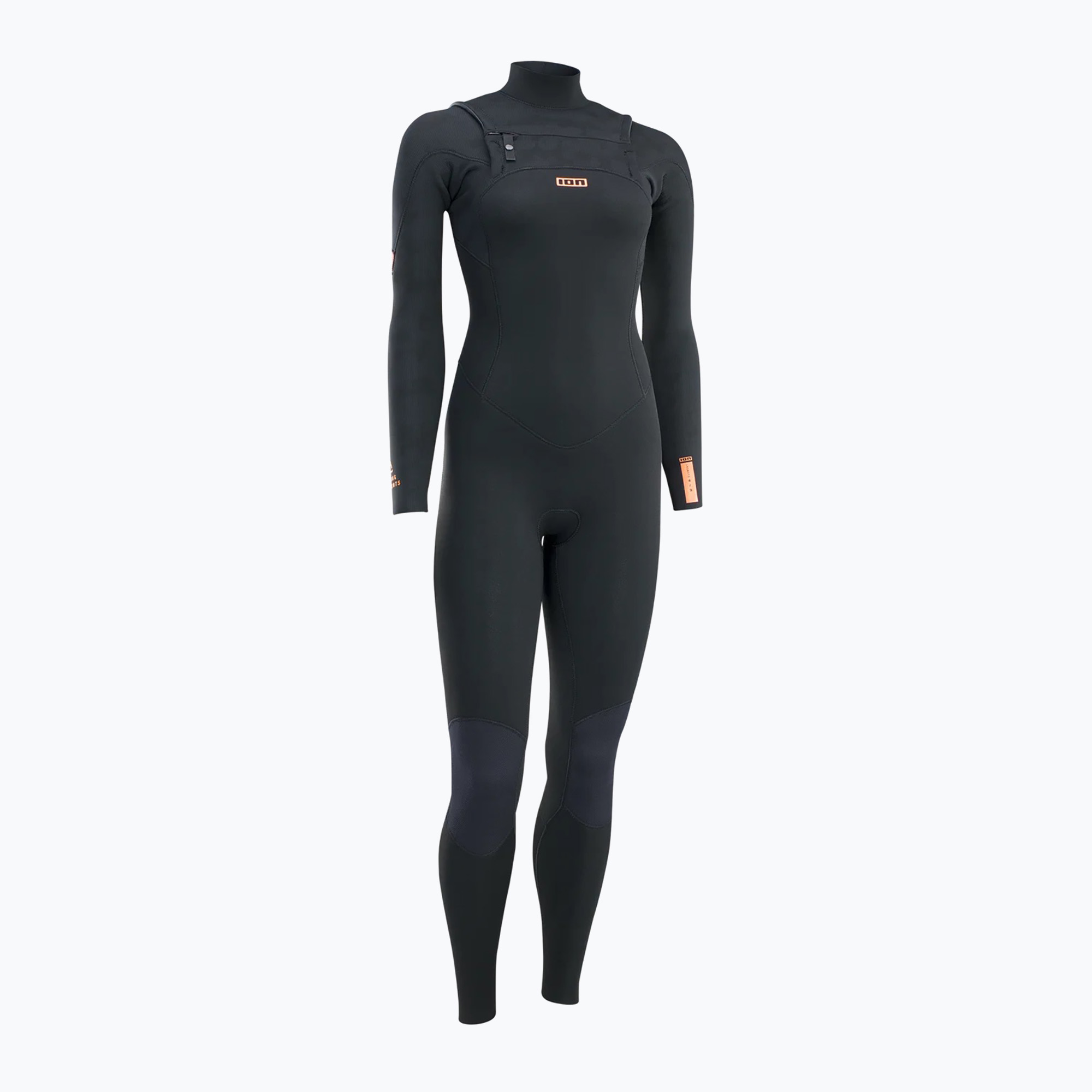 Дамски неопренов костюм за плуване  ION Element 3/2 Front Zip black