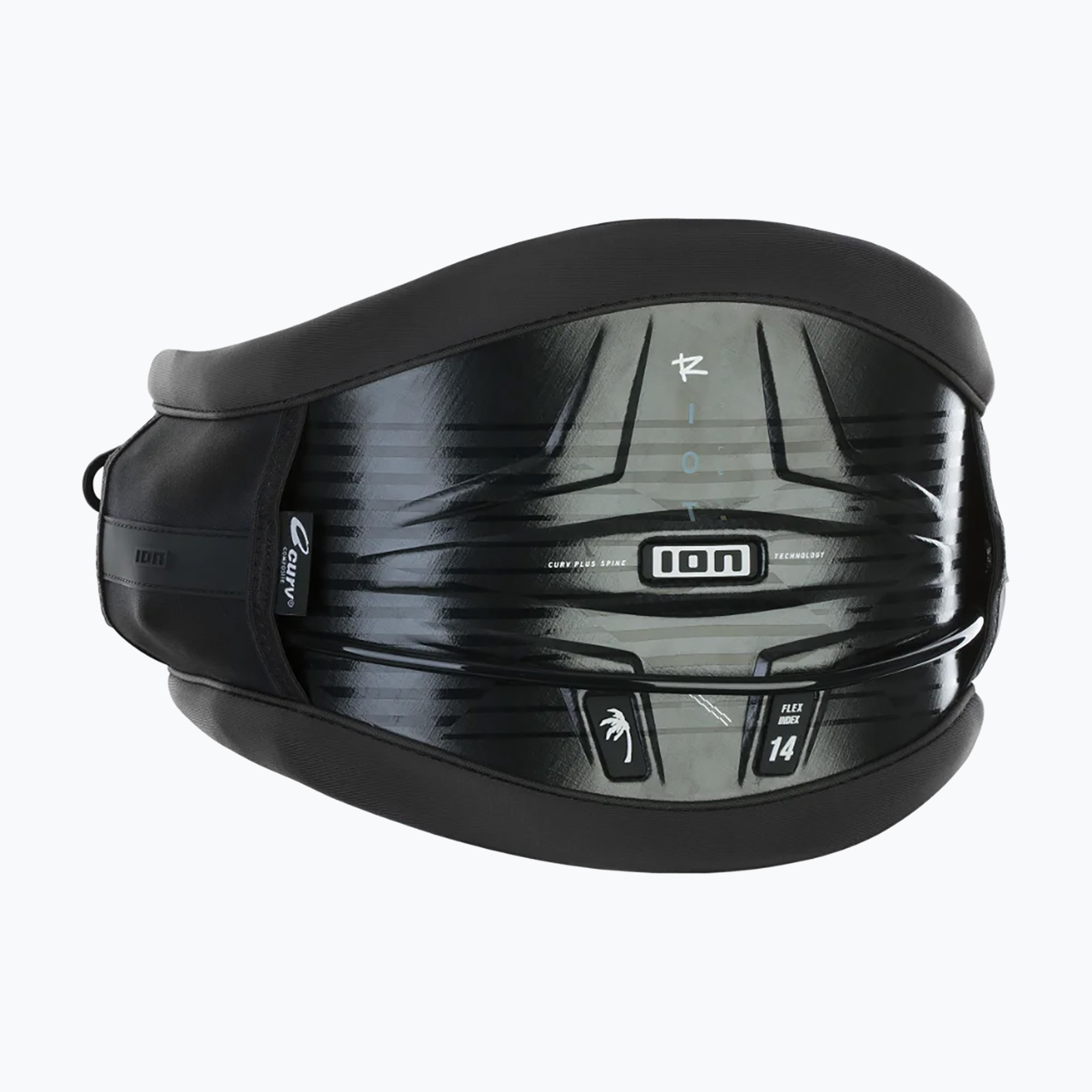 Trapez kitesurfingowy męski ION Kite Waist Riot Curv black 