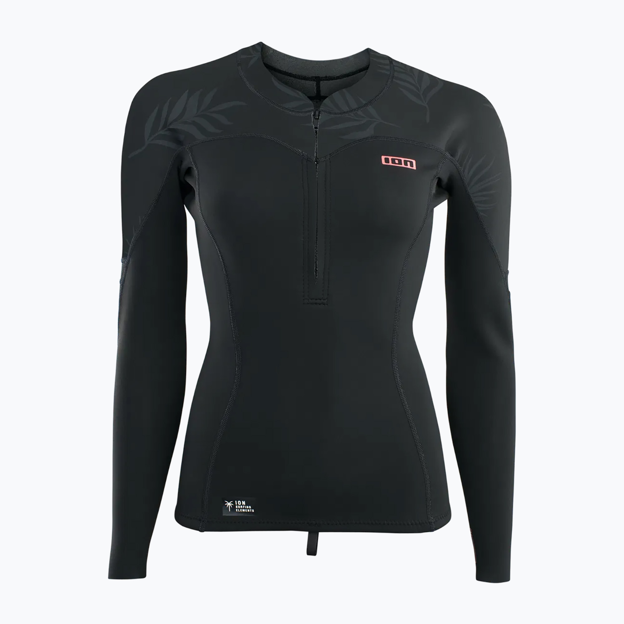 Longsleeve do pływania damski ION Neo Zip Top 1.5 black 