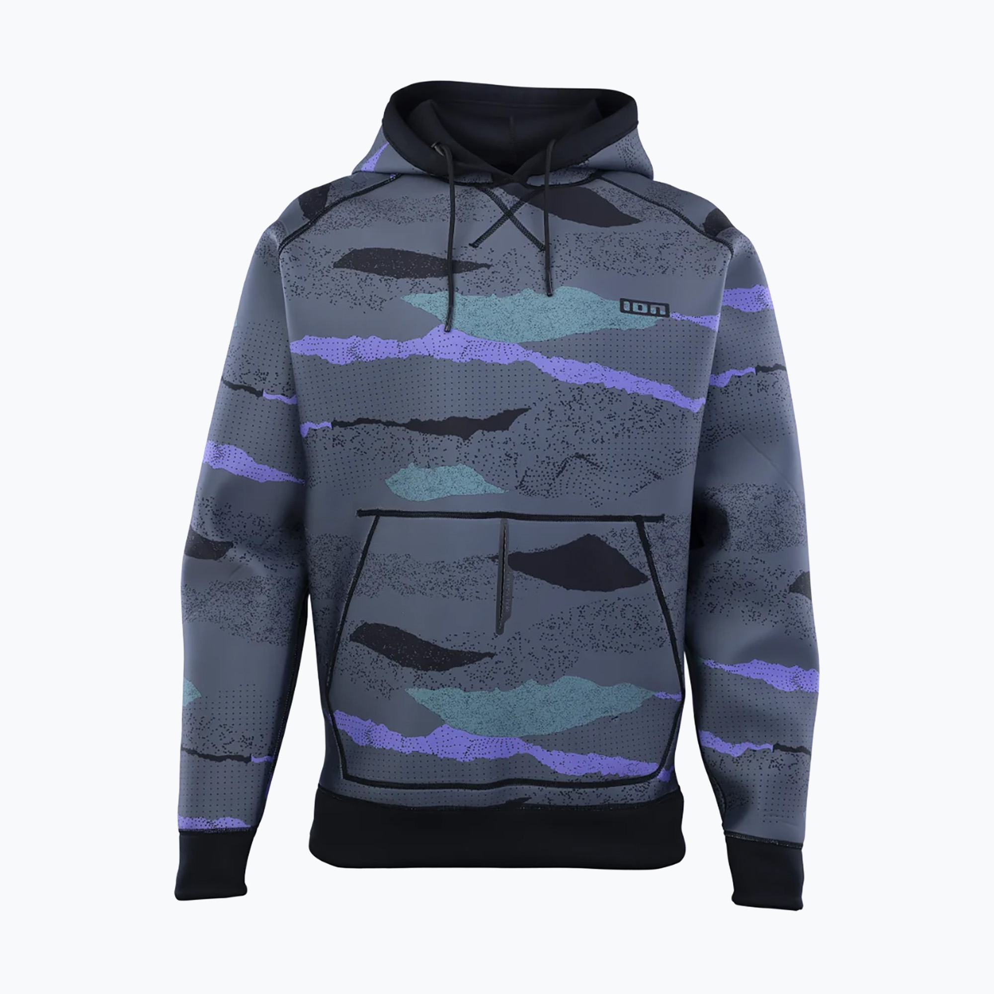 Bluza neoprenowa męska ION Hoody Neo black/dark collage 