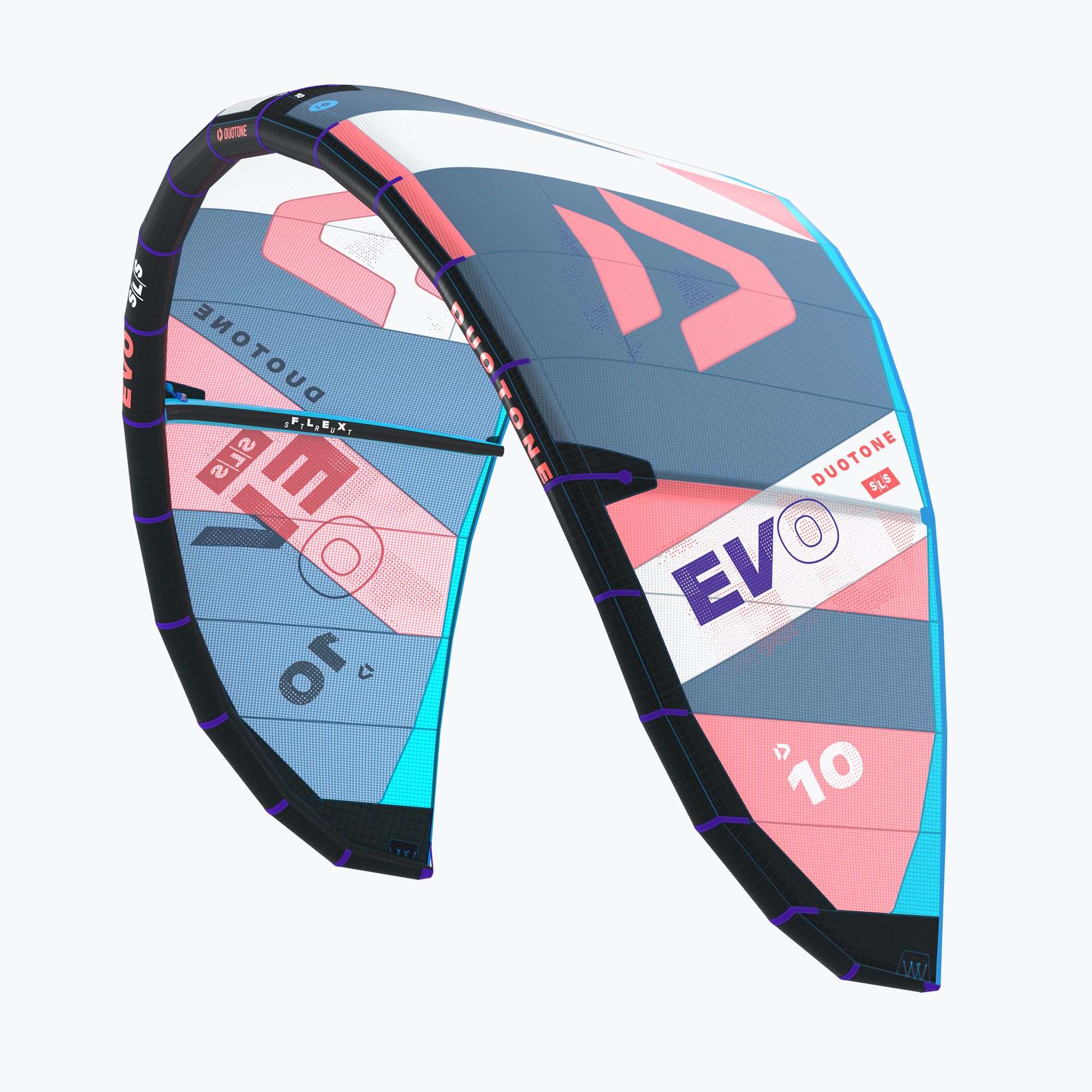 Latawiec kitesurfingowy DUOTONE Evo SLS 2024 coral/blue 