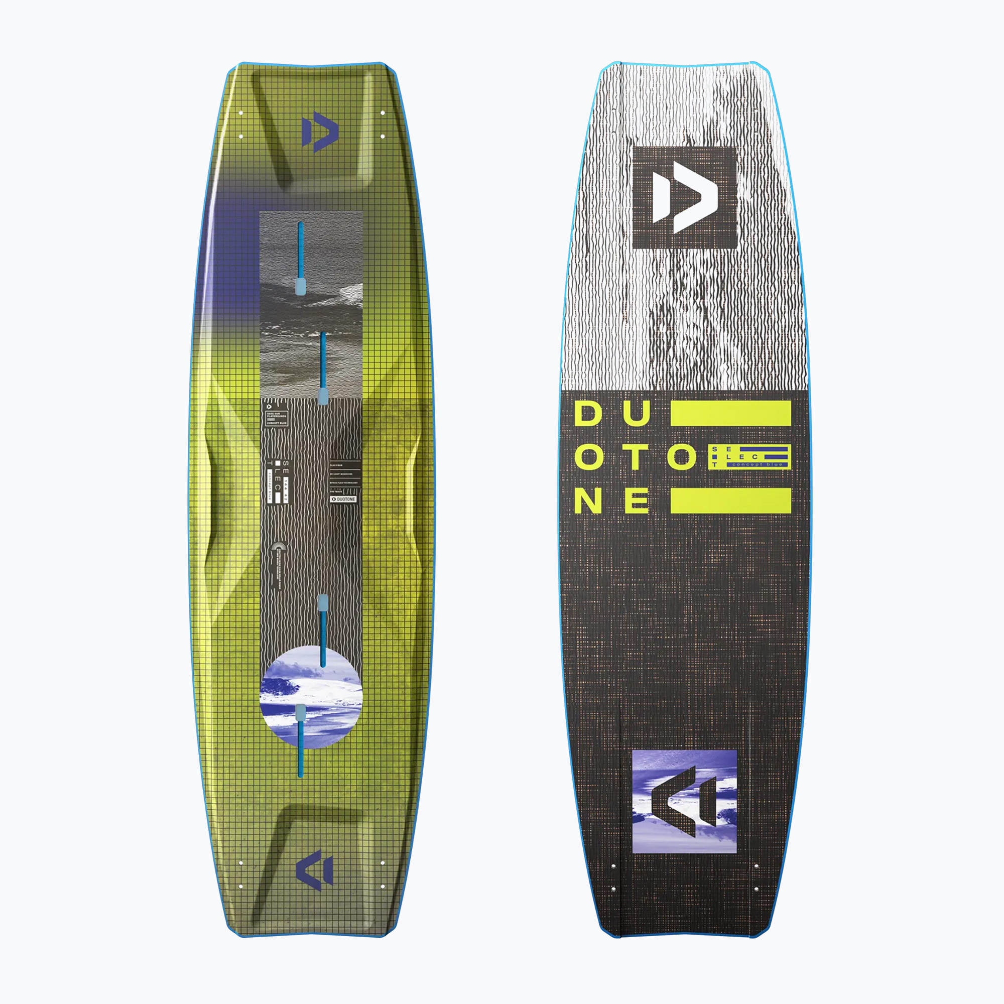 Tavola da kitesurf DUOTONE Select Concept Blu 2025 oro (138 cm) (Select Concept Blue 2025 44250-3425)