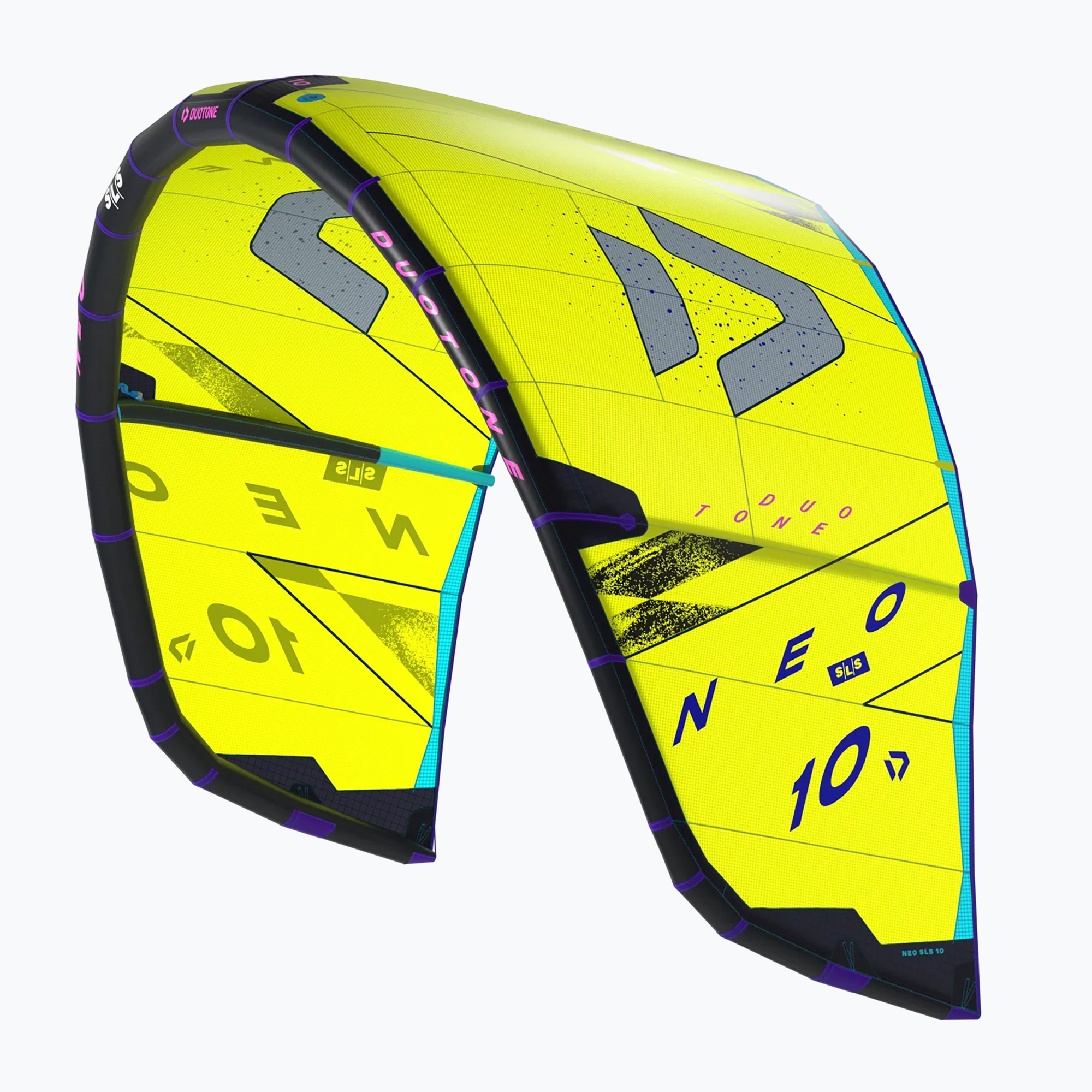 Latawiec kitesurfingowy DUOTONE Neo SLS 2025 lime/dark grey 