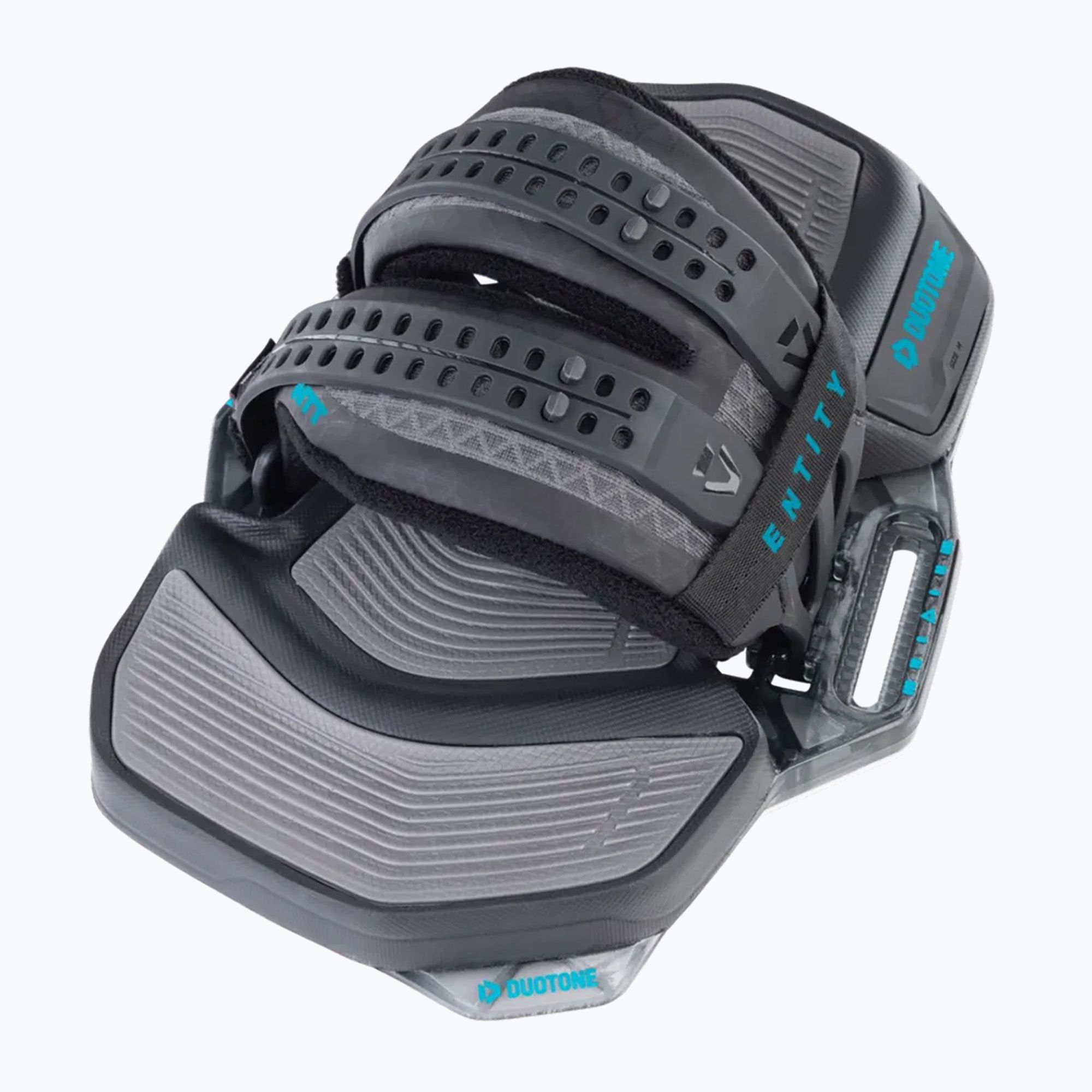 Pady i strapy do kiteboardu DUOTONE Entity Ergo black/turquoise 