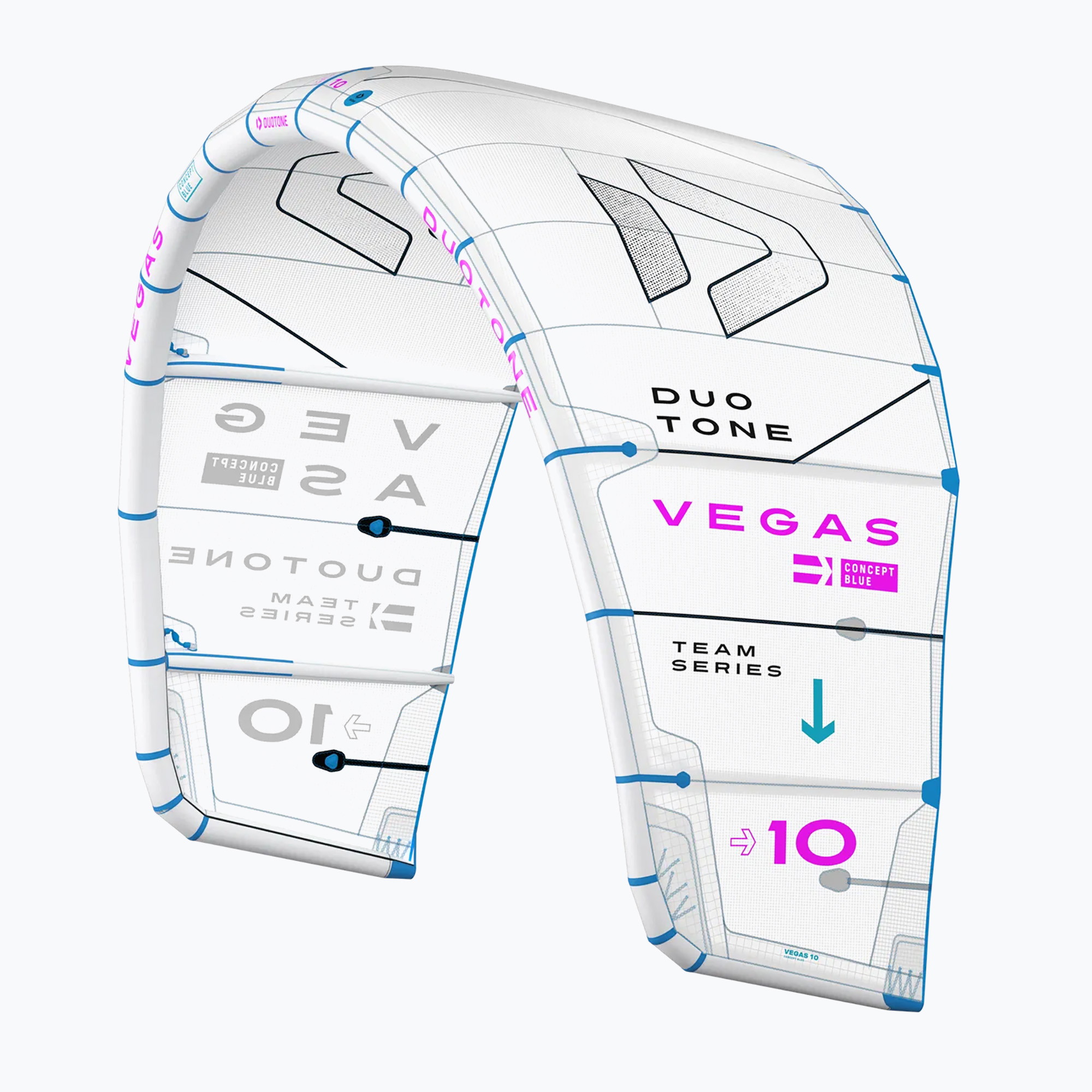 Latawiec kitesurfingowy DUOTONE Vegas Concept Blue 2025 undyed 