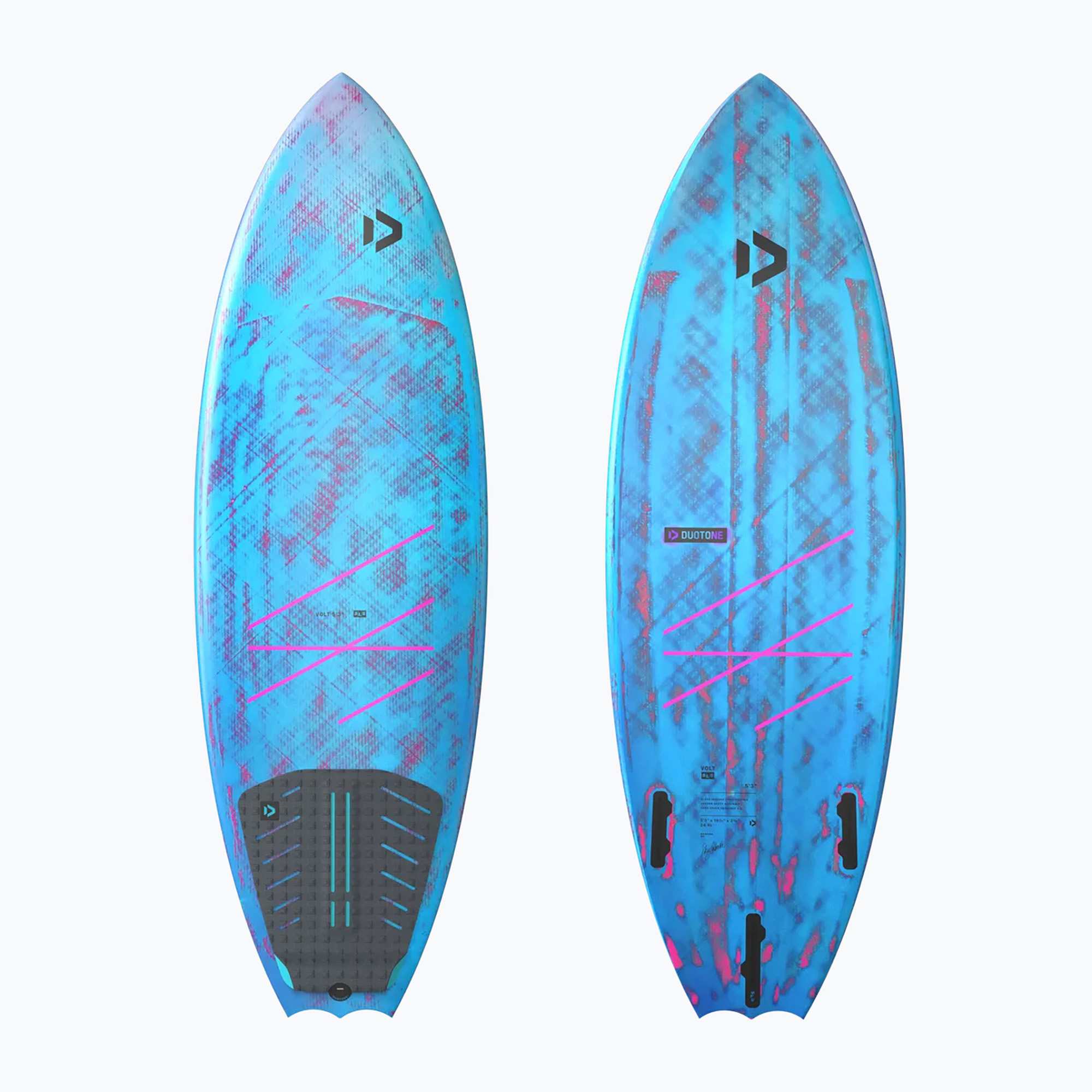 Дъска за кайтсърфинг Duotone Surf Kite Volt SLS blue/pink