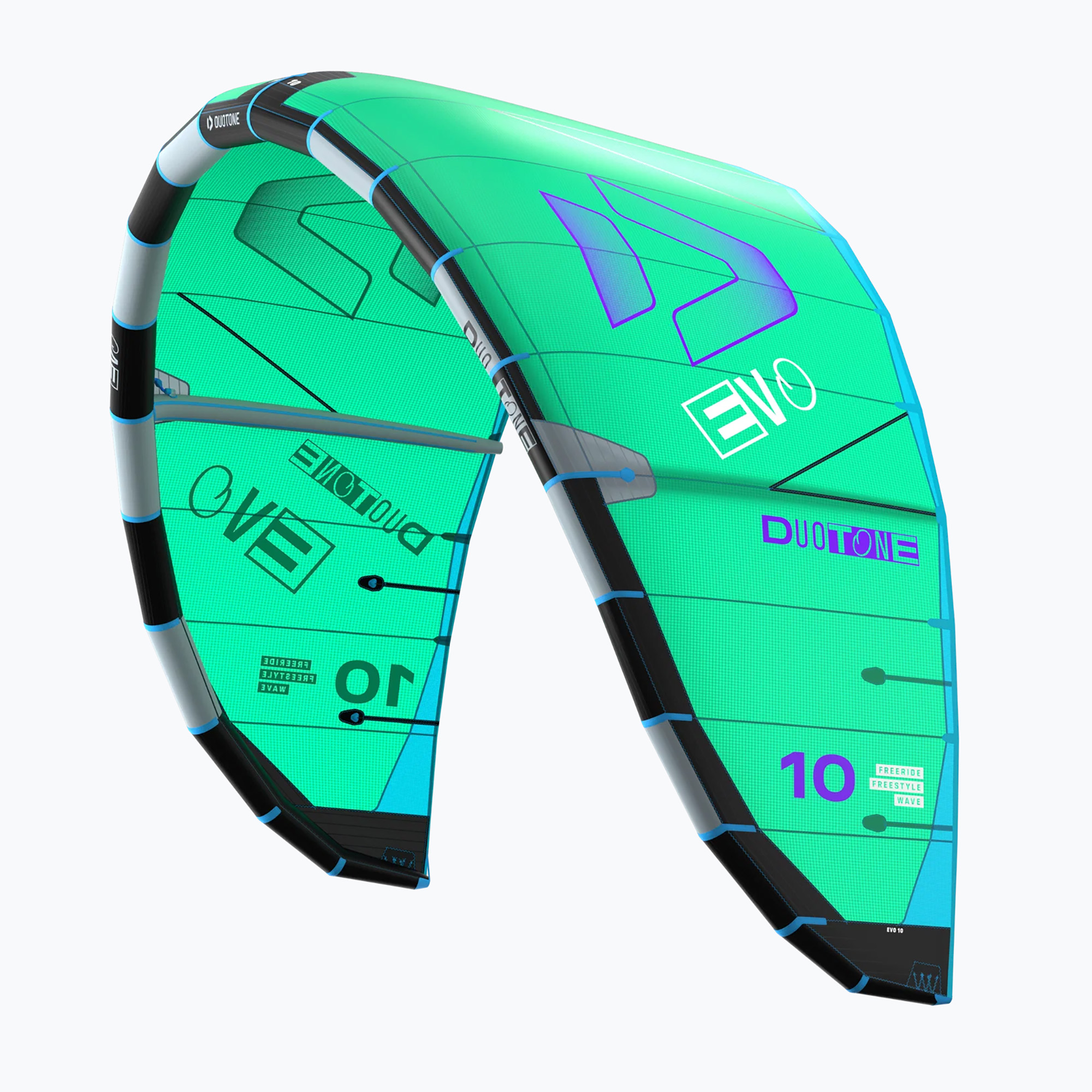 Latawiec kitesurfingowy Duotone Evo green 