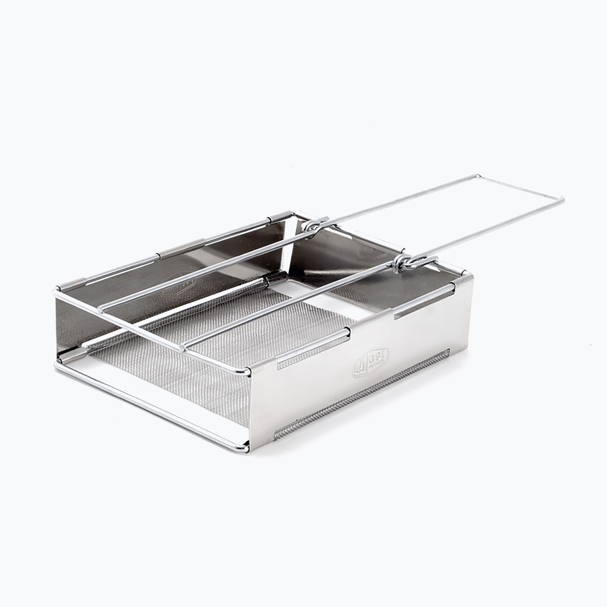 GSI Outdoors Tostapane spazzolato Glacier Stainless (17 x 14.5 x 1.3 cm) (Glacier Stainless 65610)