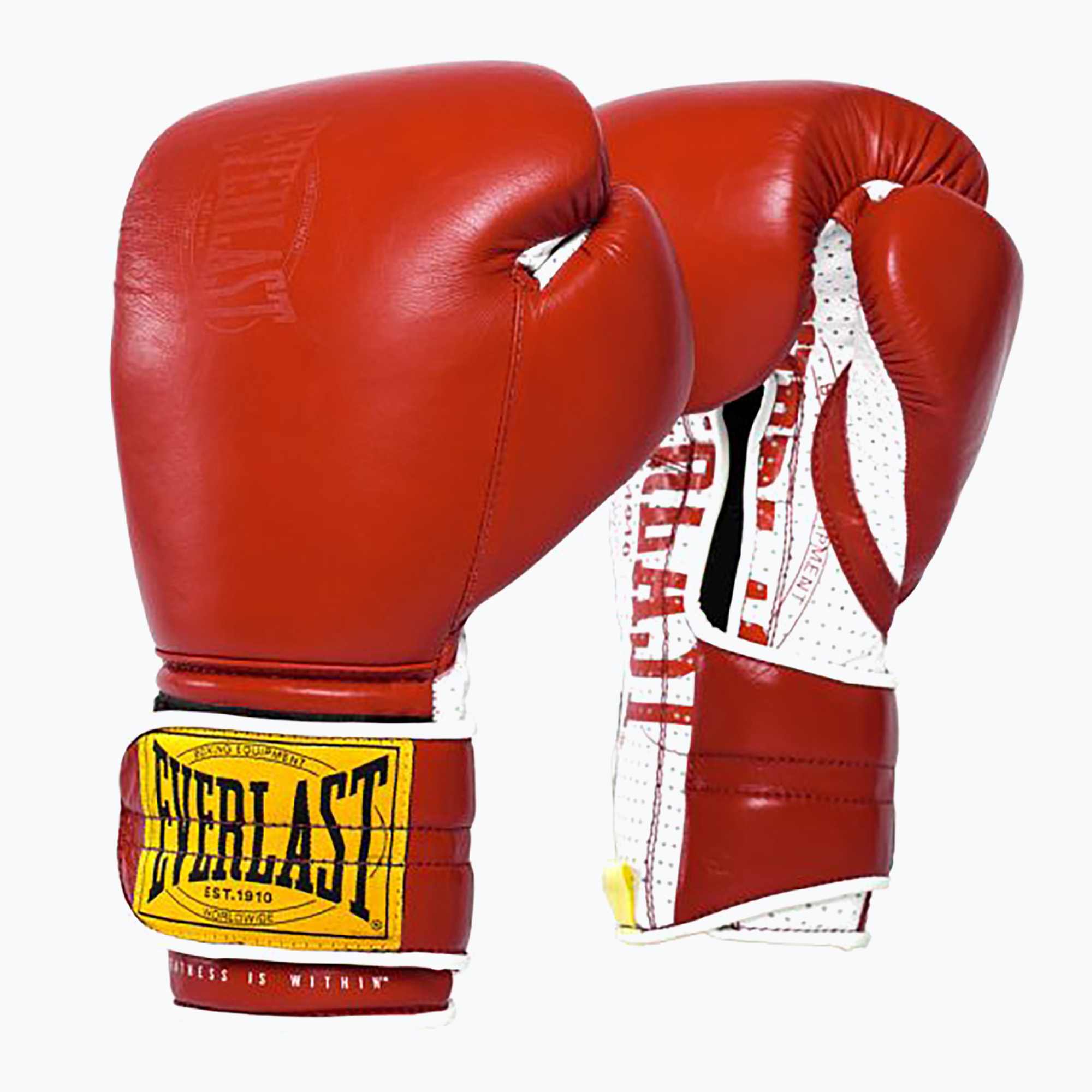 Rękawice bokserskie Everlast Bokserskie 1910 Classic red 