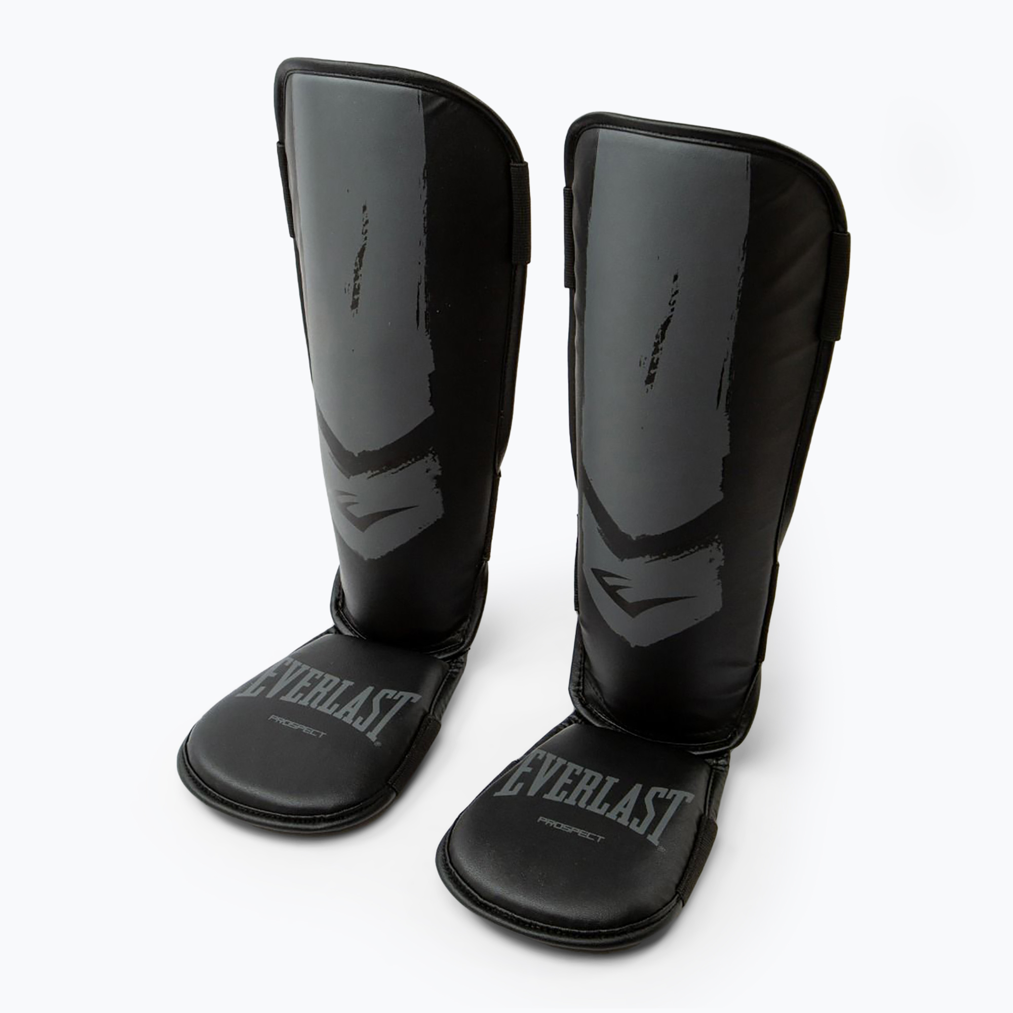 Ochraniacze piszczeli i stóp Everlast Prospect Youth Shin Guards black/grey 