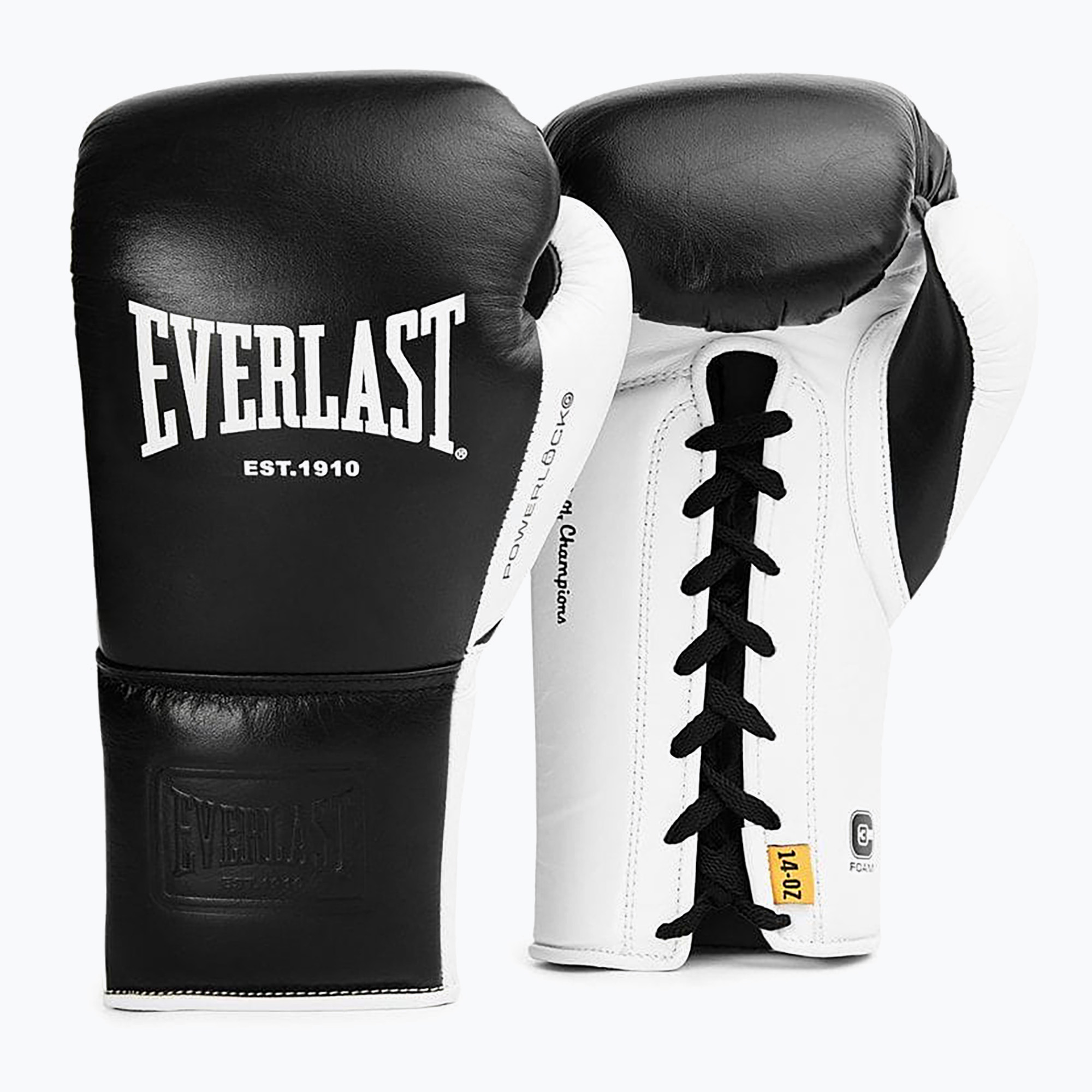 Боксови ръкавици Everlast Powerlock Pro OG Laced black/white